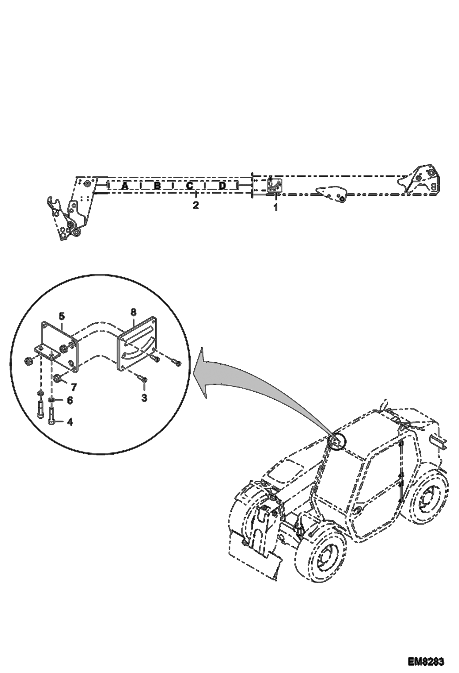 Схема запчастей Bobcat T3571L - LOCAL LEGISLATION COMPLIANCE SET (Australia) (S/N A8HF15000 & Above, A8H615000 & Above) ACCESSORIES & OPTIONS