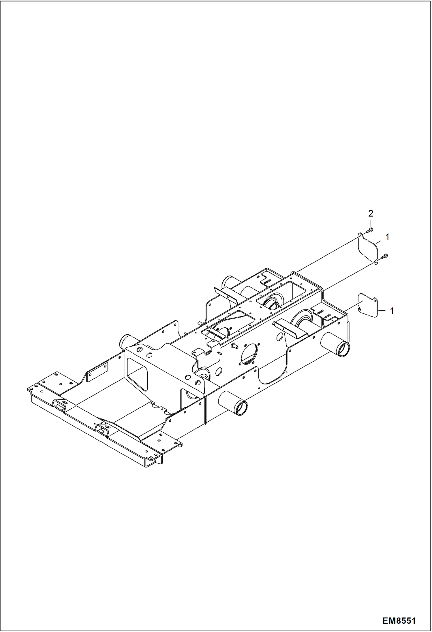 Схема запчастей Bobcat S-Series - ACCESS COVER ACCESSORIES & OPTIONS