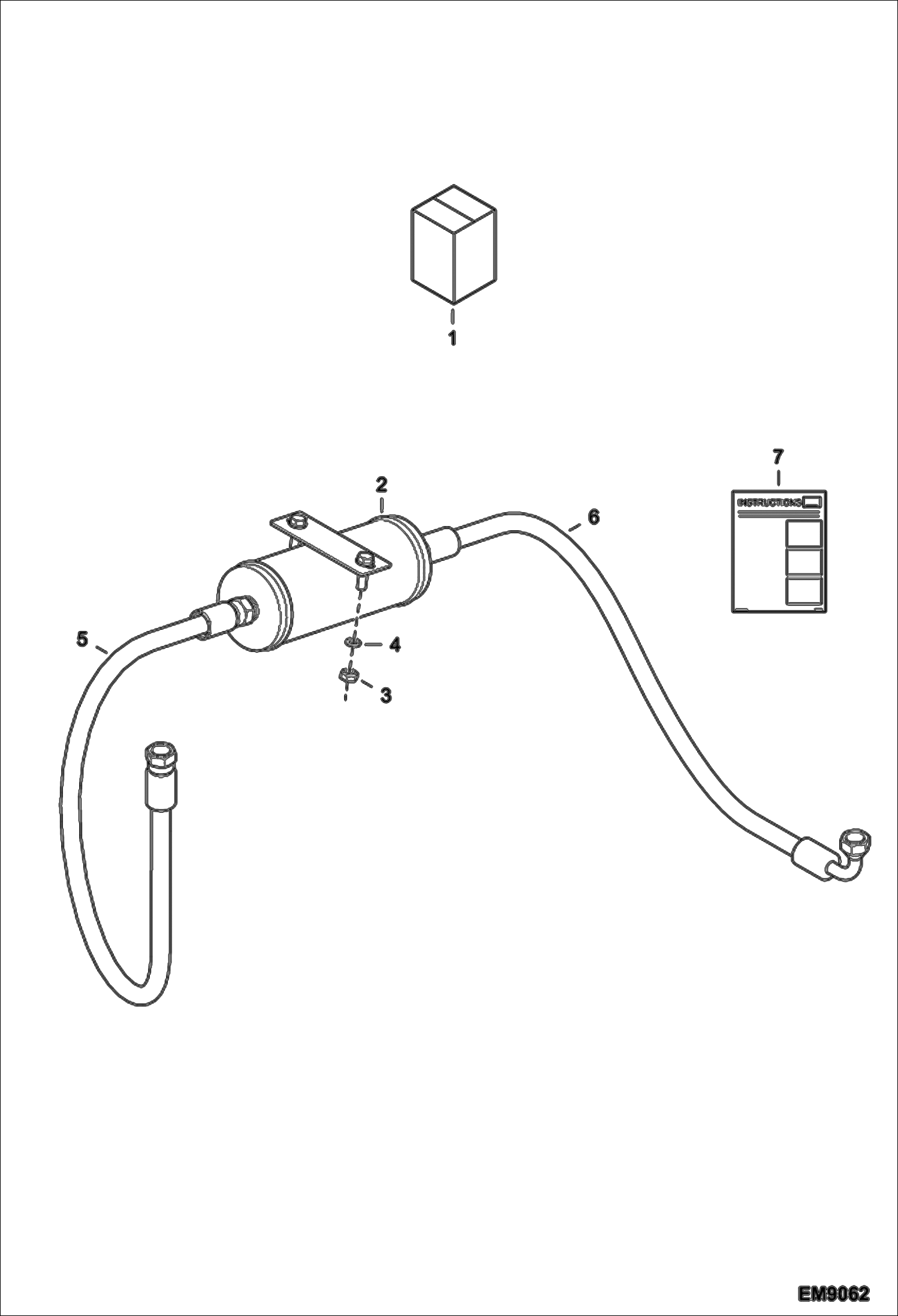 Схема запчастей Bobcat T40140 - DAMPER KIT ACCESSORIES & OPTIONS