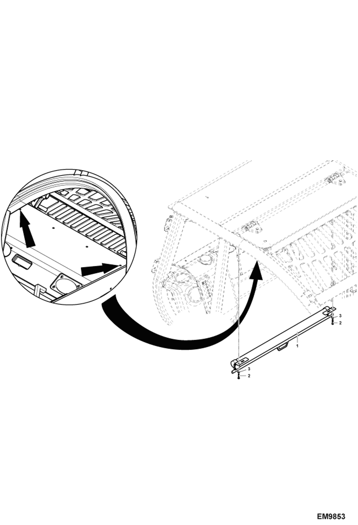 Схема запчастей Bobcat TR38160 - SUN SCREEN ACCESSORIES & OPTIONS