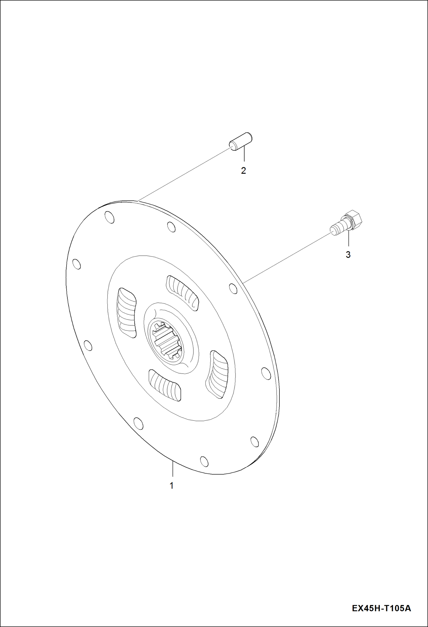 Схема запчастей Bobcat CT335 - CLUTCH GROUP POWER UNIT