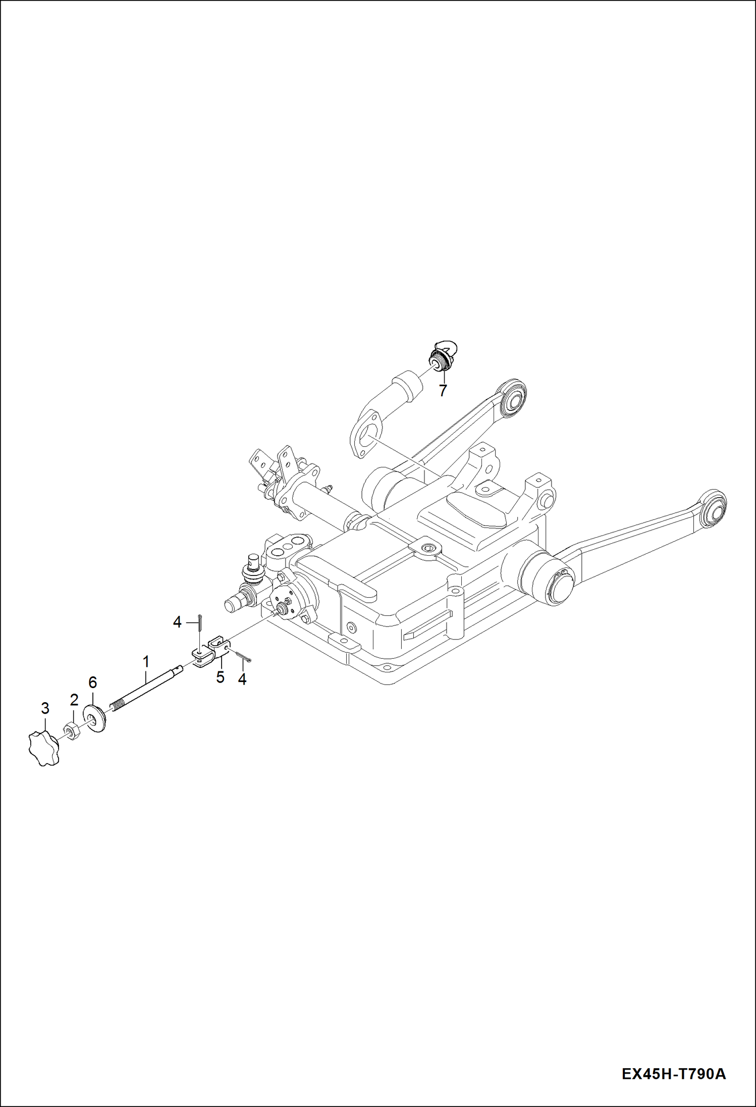 Схема запчастей Bobcat CT335 - DOWN SPEED CONTROL GROUP HYDRAULIC SYSTEM