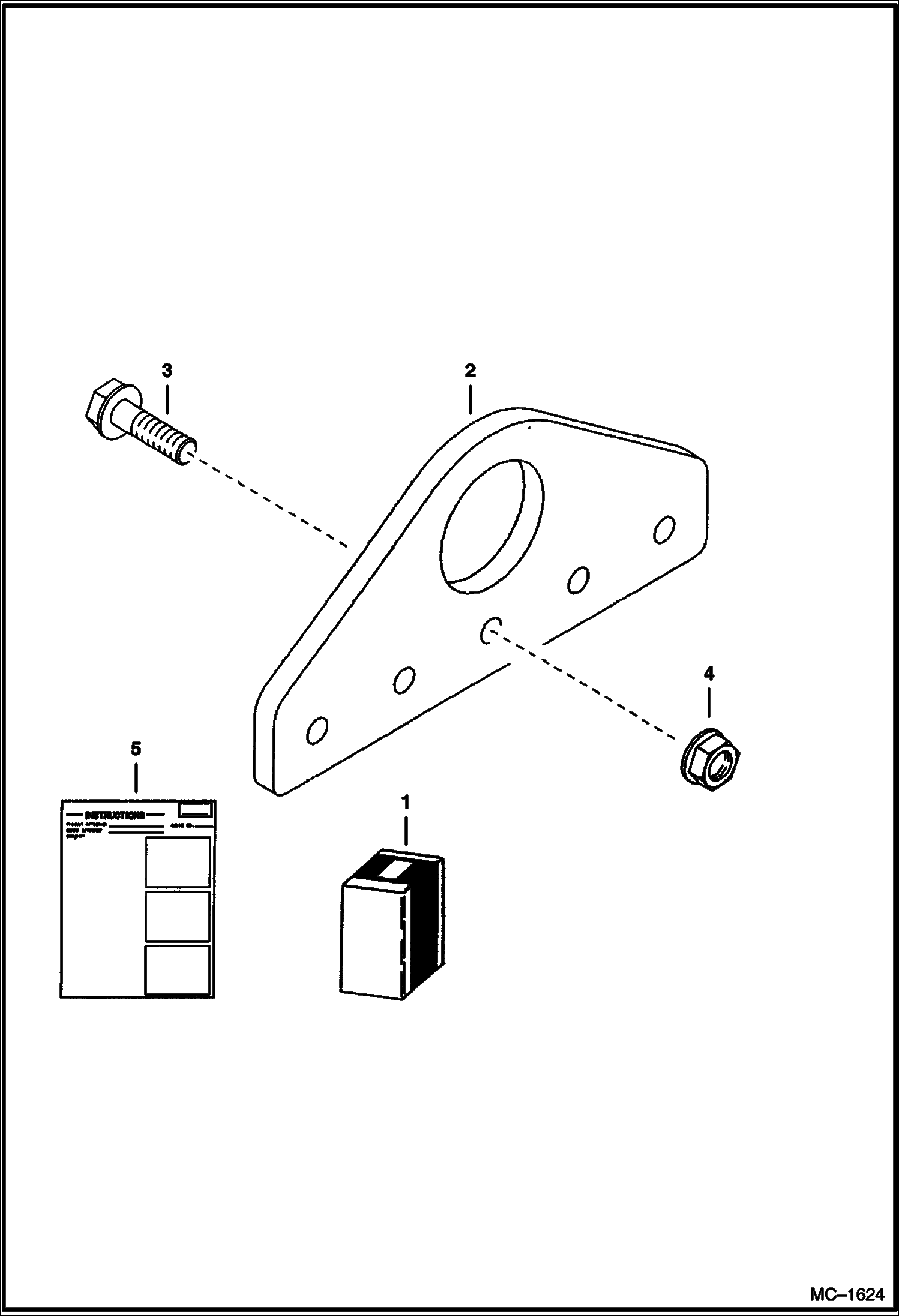 Схема запчастей Bobcat Articulated Loaders - SINGLE POINT LIFT KIT ACCESSORIES & OPTIONS