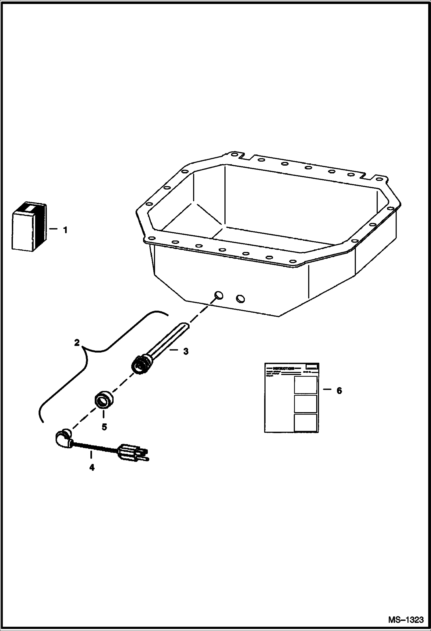 Схема запчастей Bobcat S-Series - BLOCK HEATER (Oil Pan Installed) (120 Volts) ACCESSORIES & OPTIONS