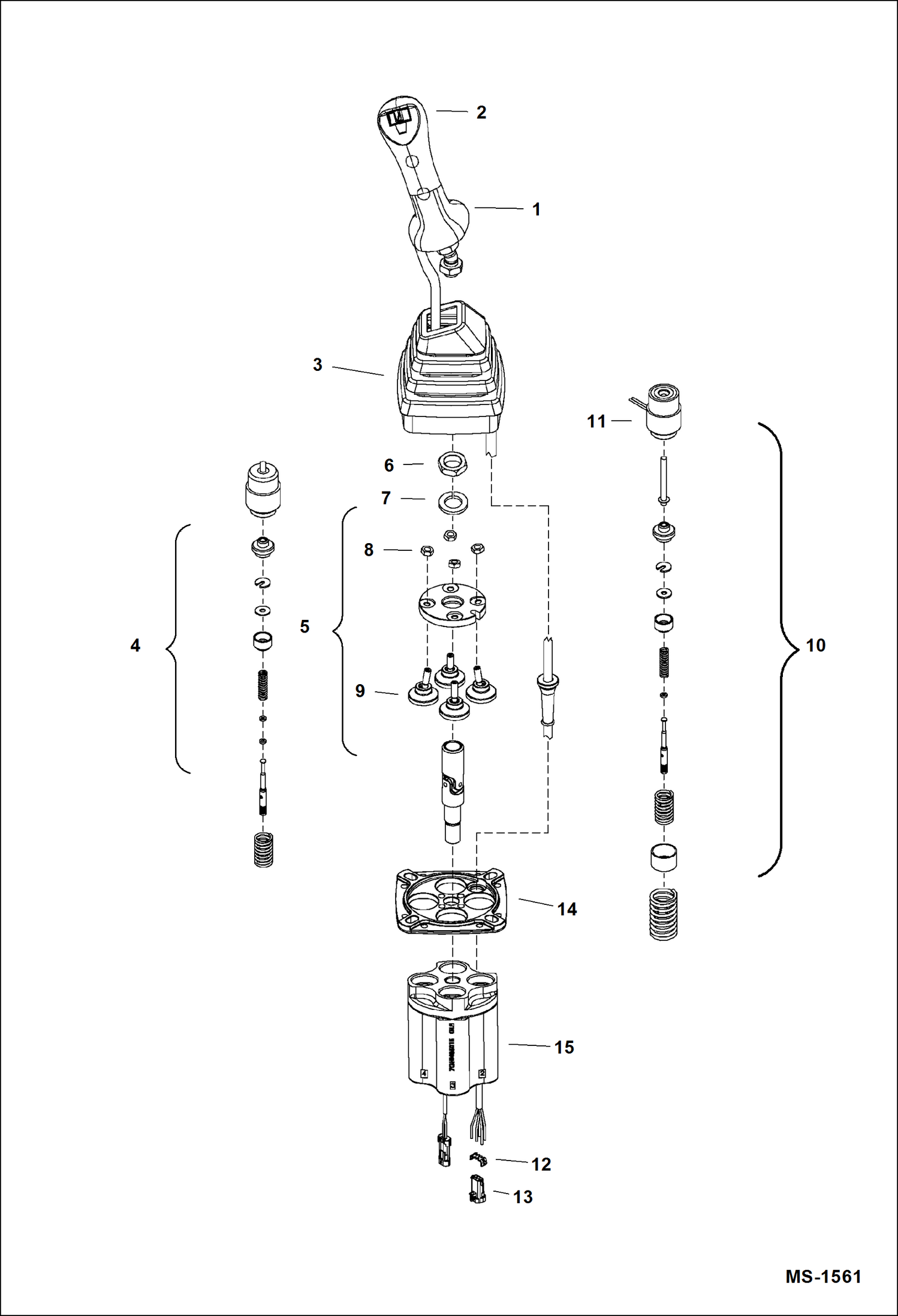 Схема запчастей Bobcat 5600 - CONTROLS ELECTRICAL ELECTRICAL SYSTEM