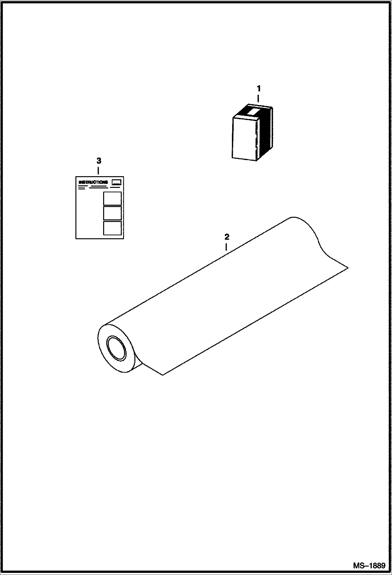 Схема запчастей Bobcat 341 - SOLAR KIT (Windows) ACCESSORIES & OPTIONS