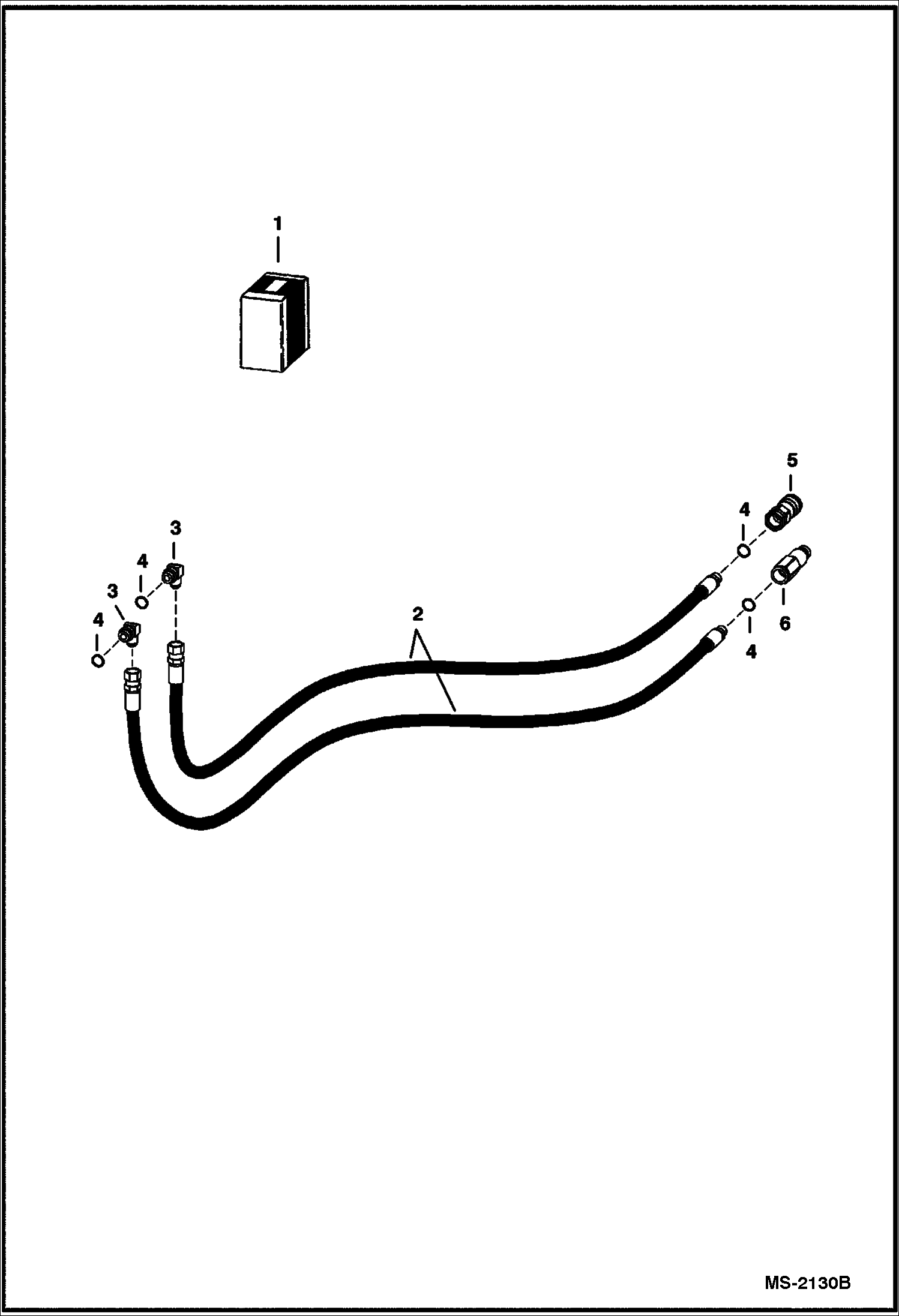 Схема запчастей Bobcat BREAKERS - BREAKER (Hose Kit) (HB980) (HB1180) (Use on 435 W/std arm) (HB880) (HB980) (Use on E32, E35 W/std arm) Экскаваторы