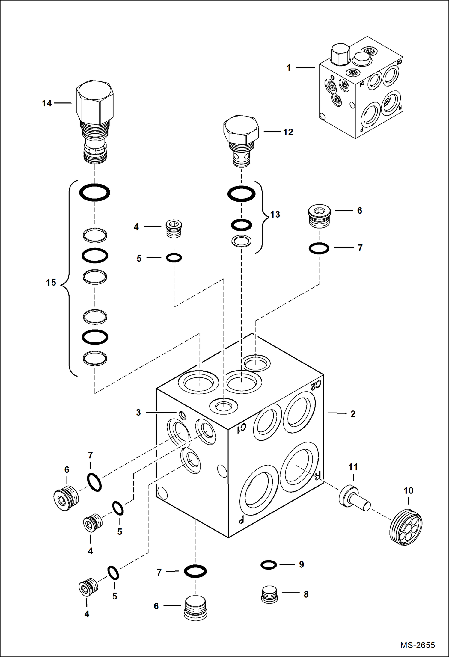 Схема запчастей Bobcat PLATE COMPACTORS - PLATE COMPACTOR (Flow Control Manifold) (PC30 7695) (PC60 6085) (PC62 6086)(PCF34 AW3H) (PCF64 AVNY) Экскаваторы