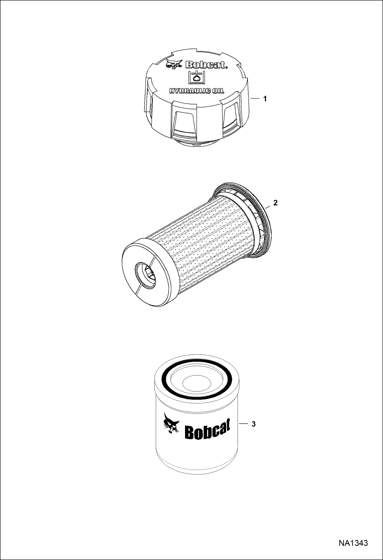 Схема запчастей Bobcat S-Series - SCHEDULED MAINTENANCE ITEMS (Every 500 Hours) MAINTENANCE ITEMS