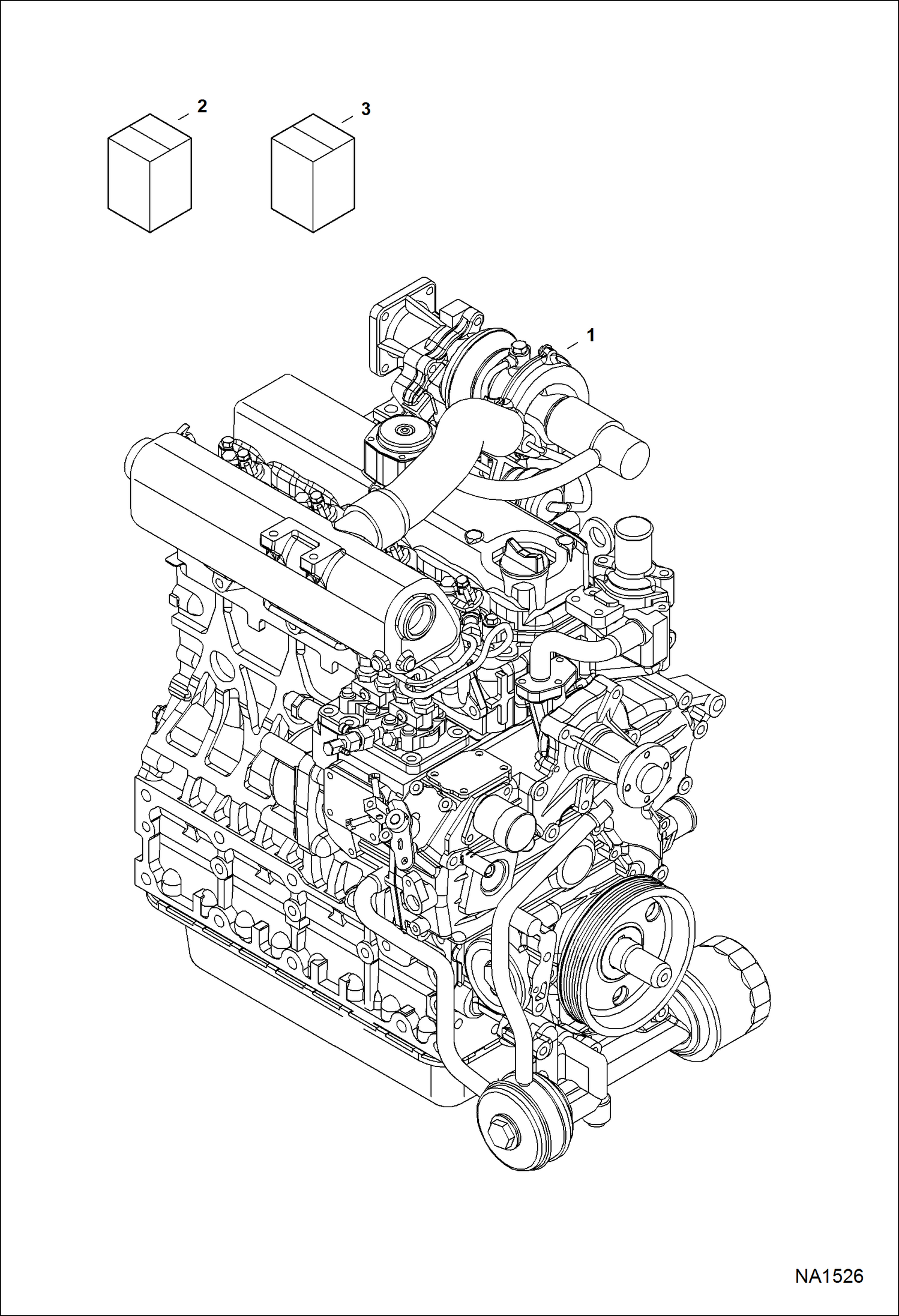 Схема запчастей Bobcat 435 - ENGINE & GASKET KITS POWER UNIT