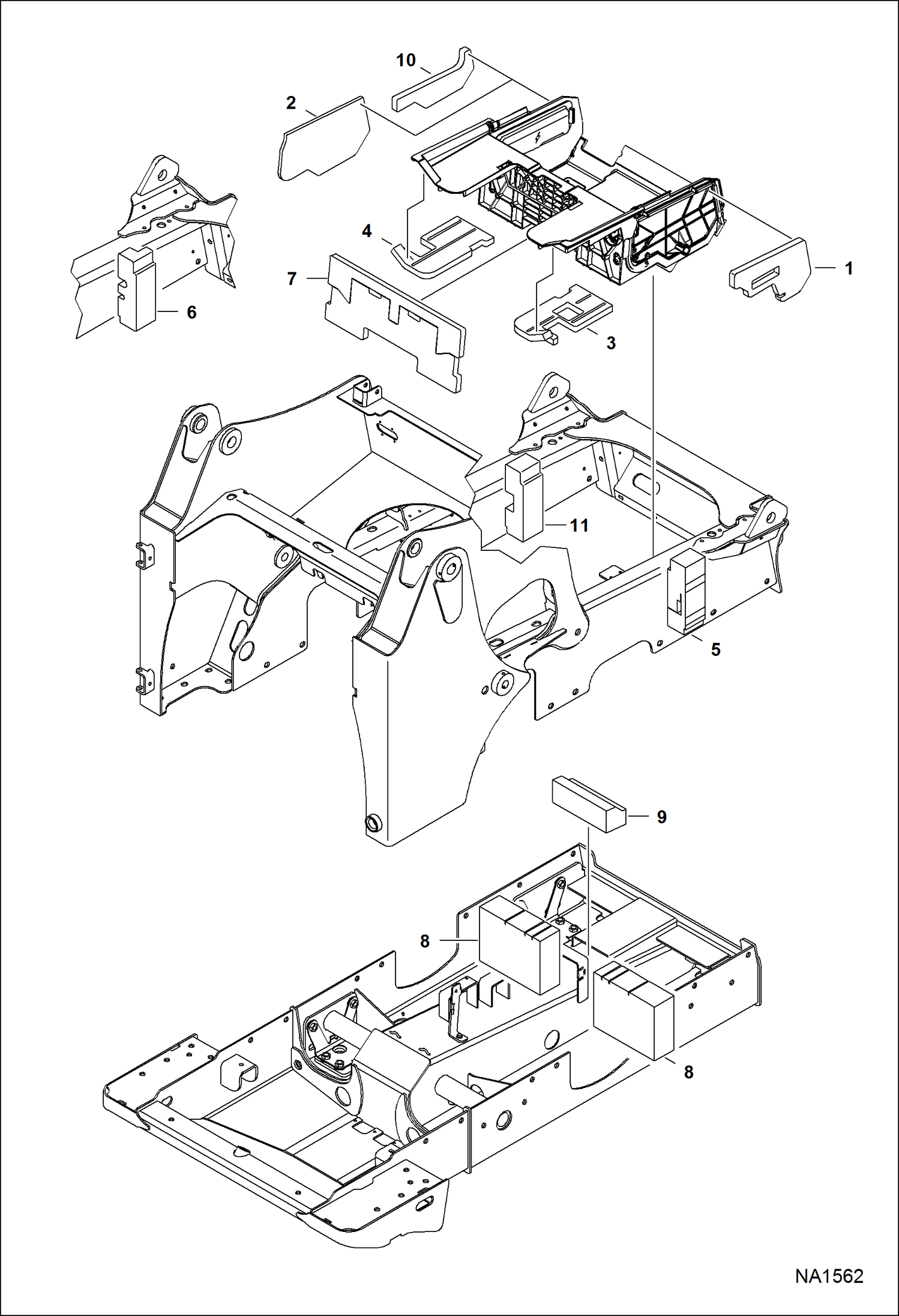 Схема запчастей Bobcat T-Series - SOUND/NOISE REDUCTION OPTION (Operator Ear) ACCESSORIES & OPTIONS