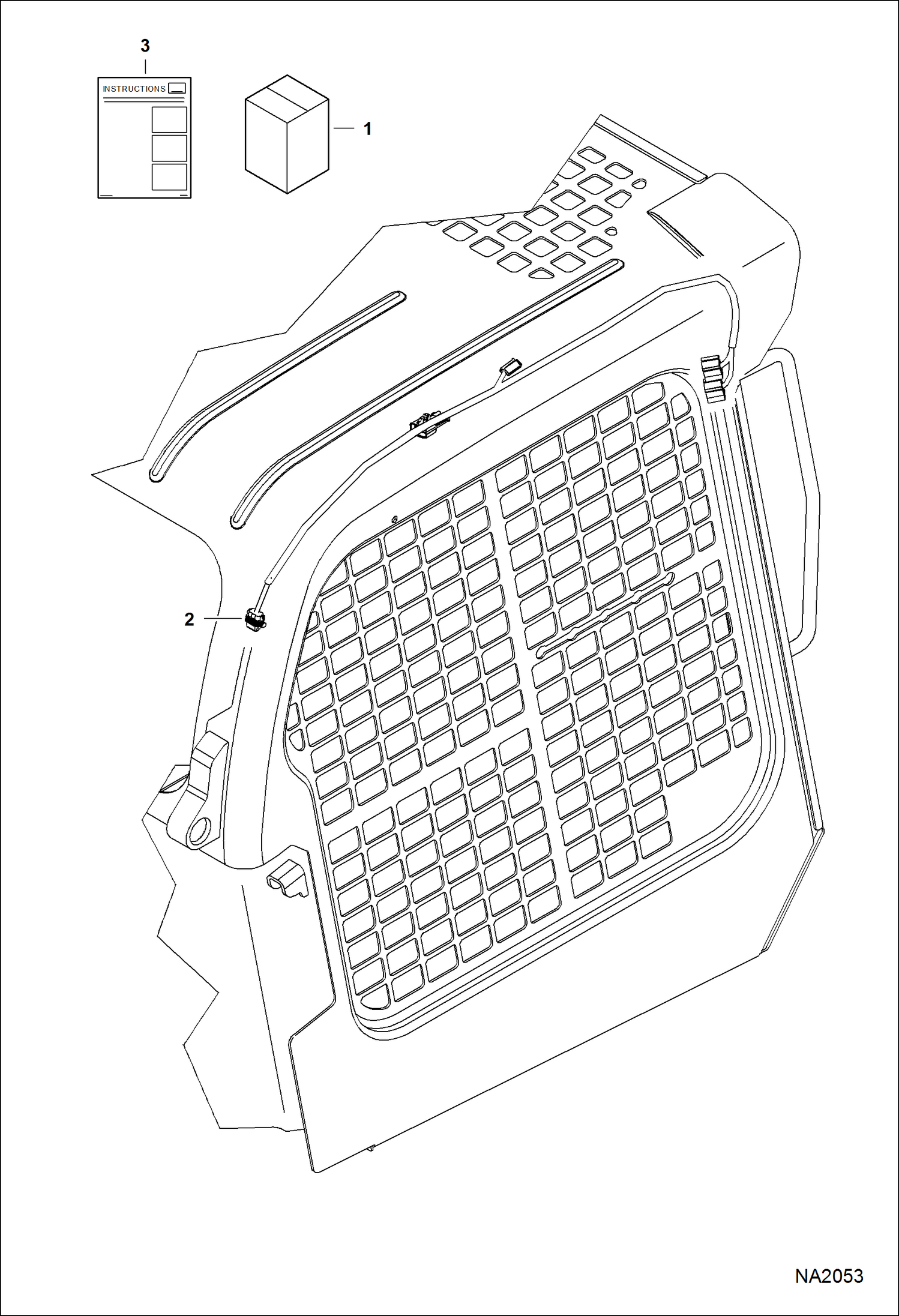 Схема запчастей Bobcat A-Series - ACCESSORIES HARNESS KIT ACCESSORIES & OPTIONS