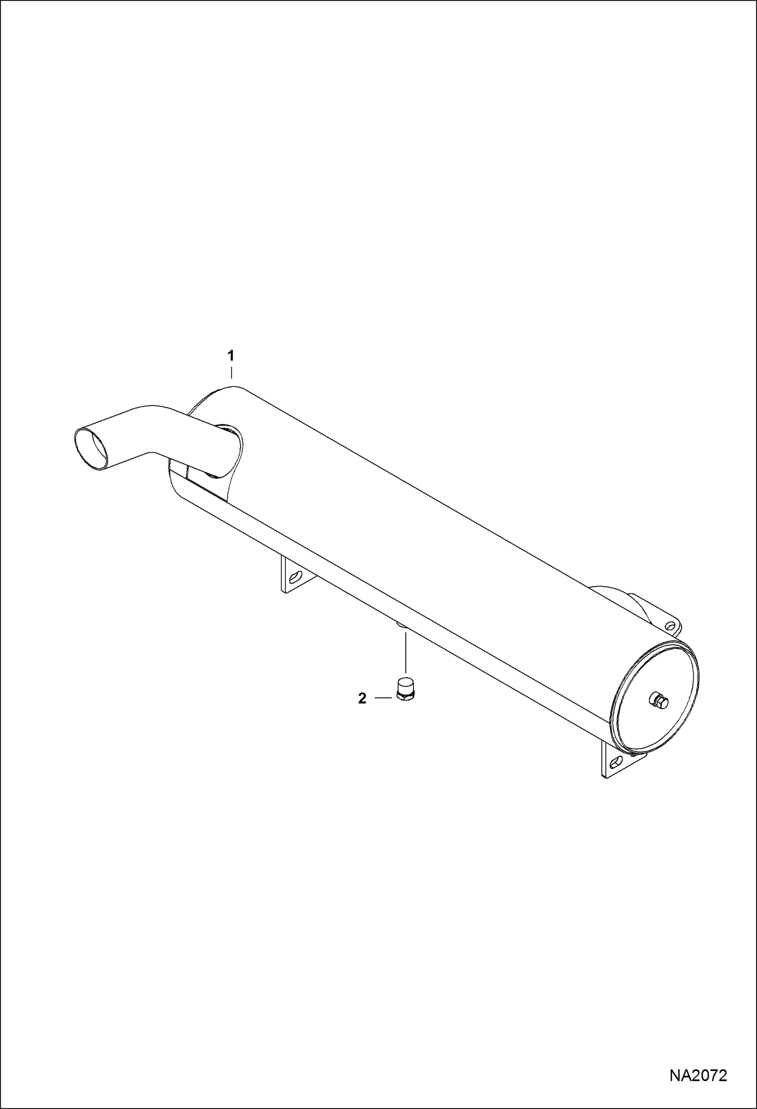 Схема запчастей Bobcat S-Series - MUFFLER/PURIFIER ACCESSORIES & OPTIONS