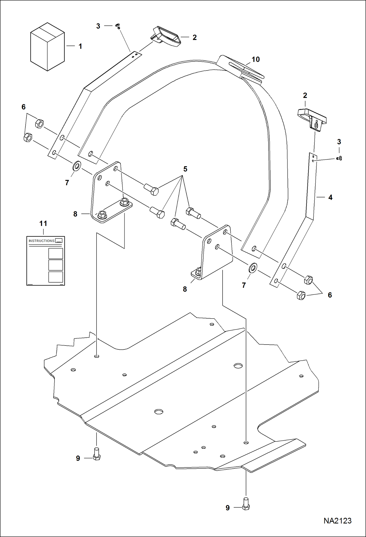 Схема запчастей Bobcat A-Series - SEAT BELT KIT - 3 ACCESSORIES & OPTIONS