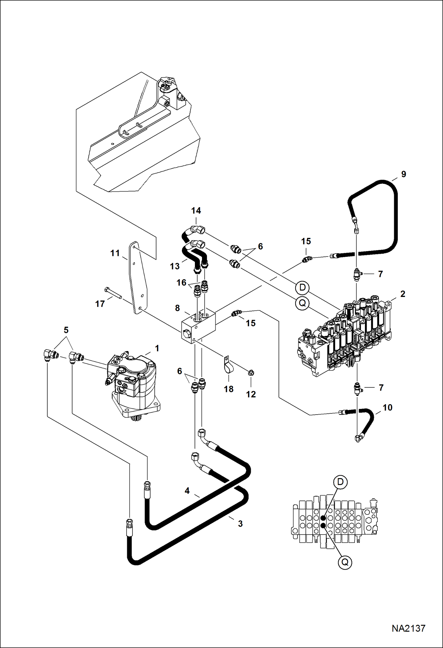 Схема запчастей Bobcat 331 - EUROPEAN ACCESSORIES (Slew Lock) ACCESSORIES & OPTIONS