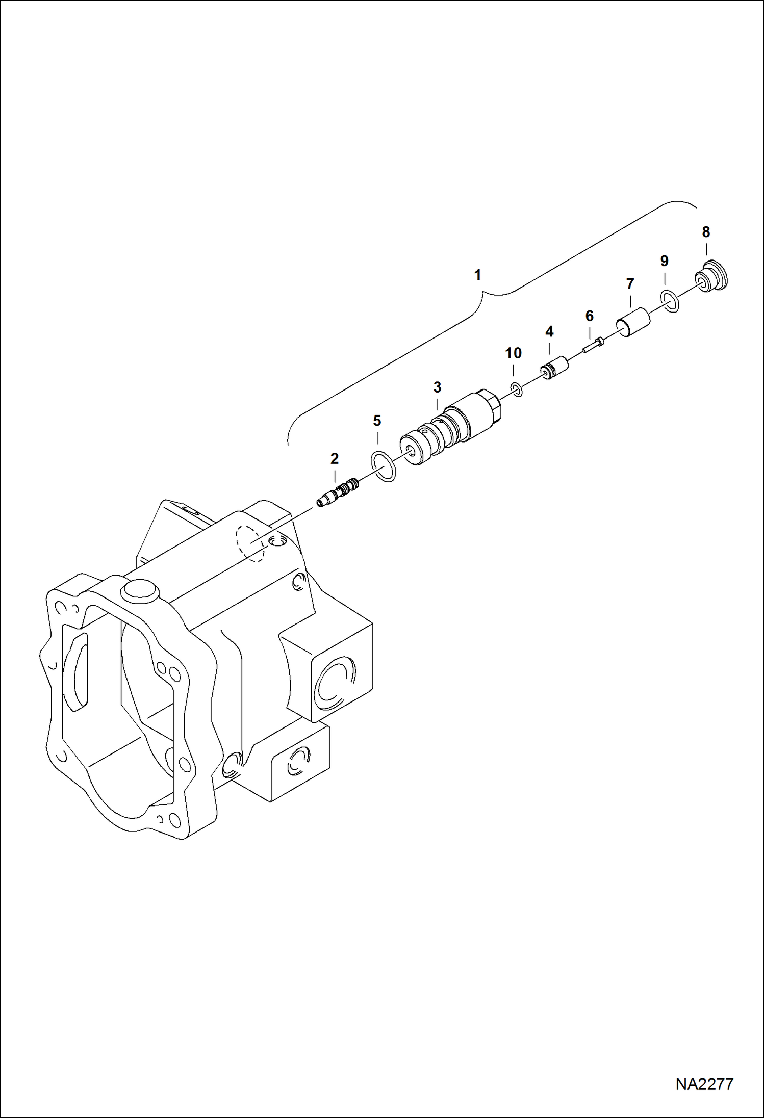 Схема запчастей Bobcat E32 - HYDRAULIC PISTON PUMP (Torque Limiter) HYDRAULIC SYSTEM