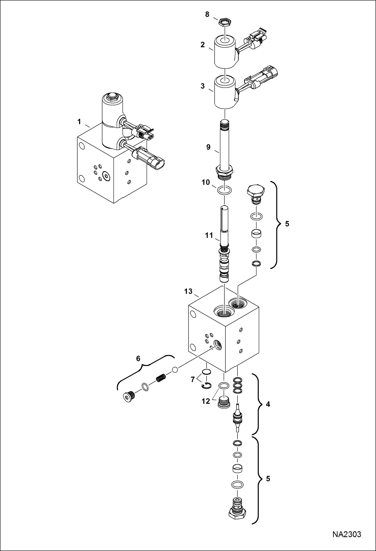 Схема запчастей Bobcat E32 - X-CHANGE (Hydraulic) (Manifold) ACCESSORIES & OPTIONS