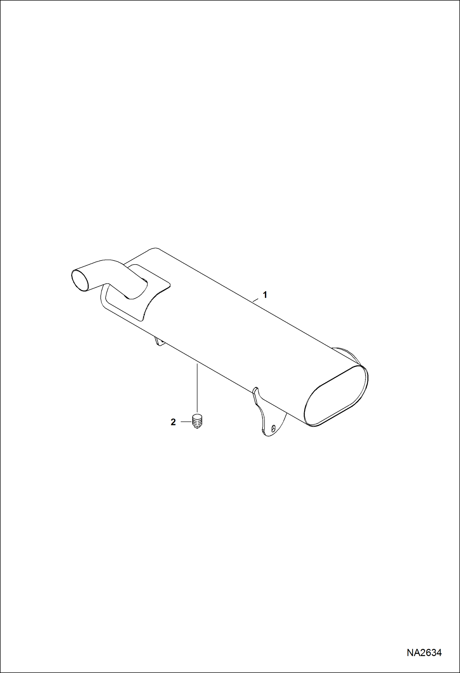 Схема запчастей Bobcat A-Series - MUFFLER/PURIFIER ACCESSORIES & OPTIONS