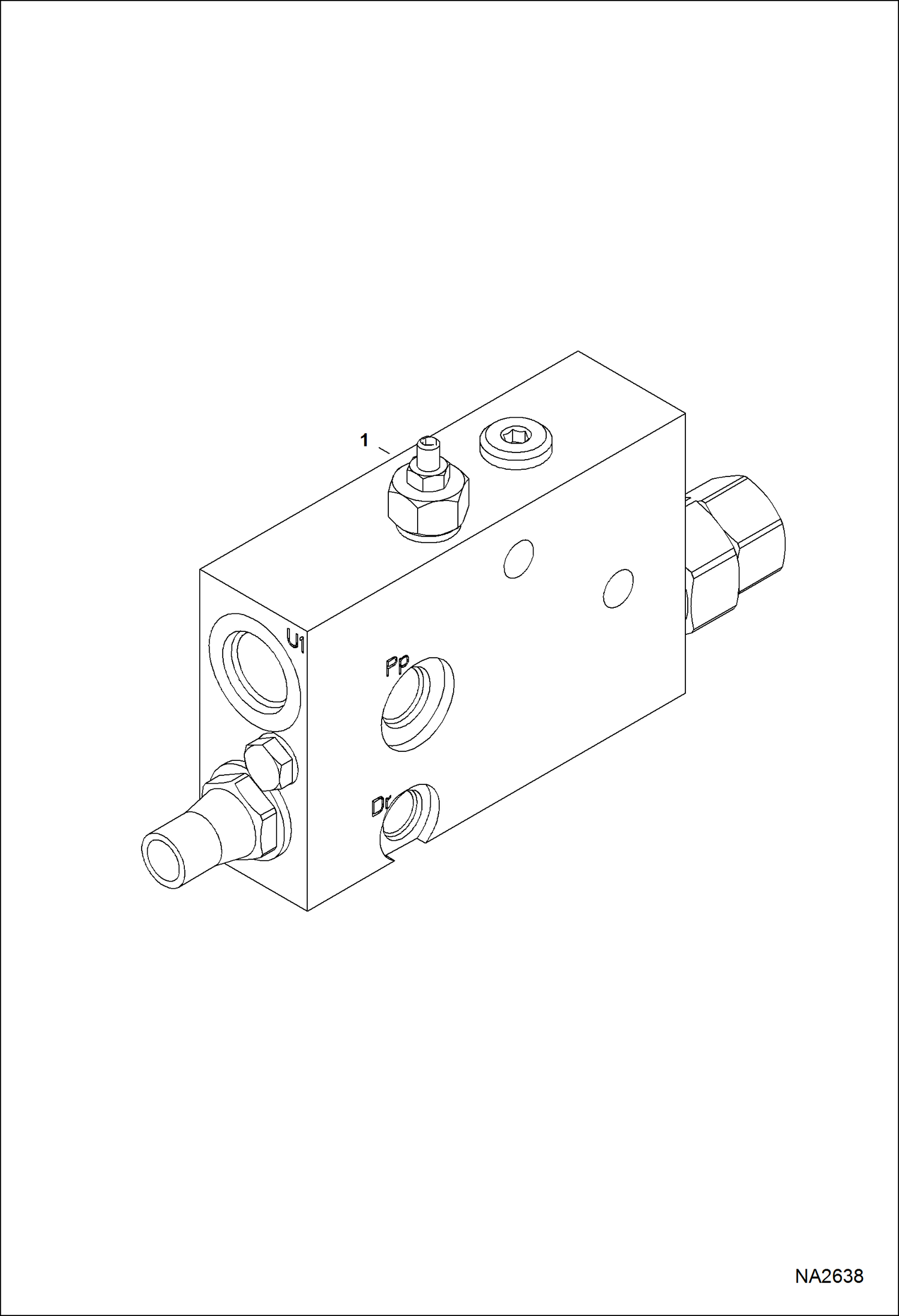 Схема запчастей Bobcat E42 - LOAD HOLD (Arm) (Valve) ACCESSORIES & OPTIONS