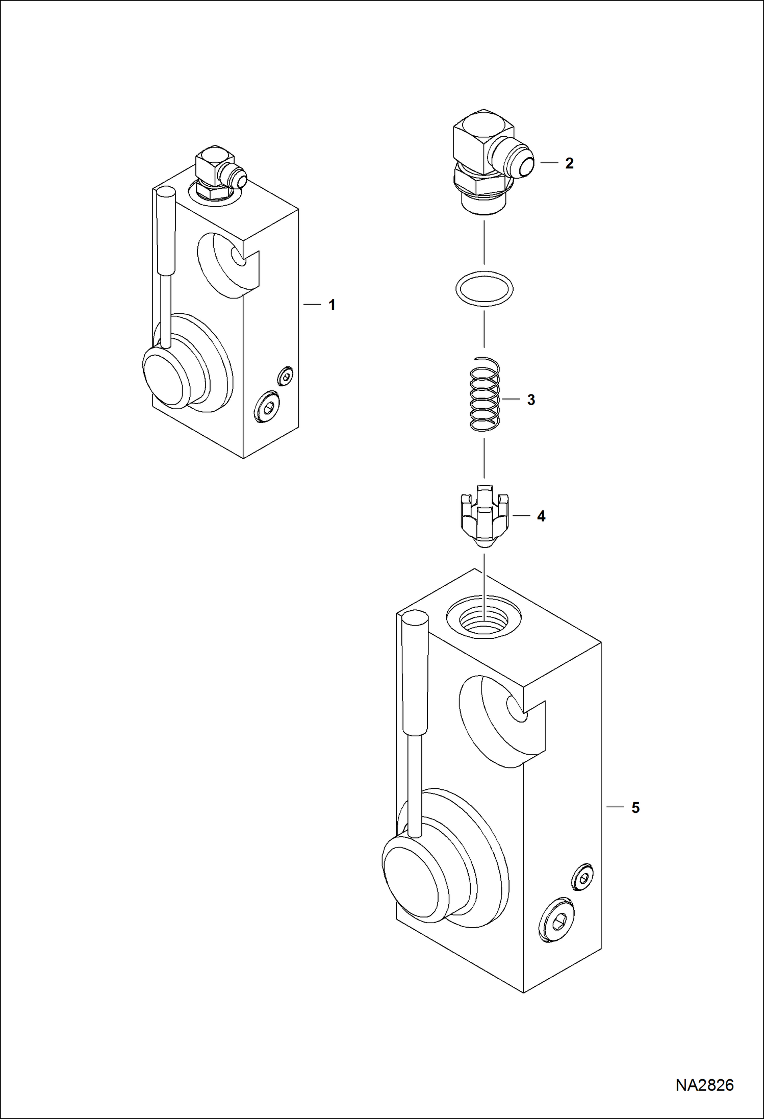 Схема запчастей Bobcat RIDE CONTROL KITS - RIDE CONTROL KIT (Valve Assembly) Loader