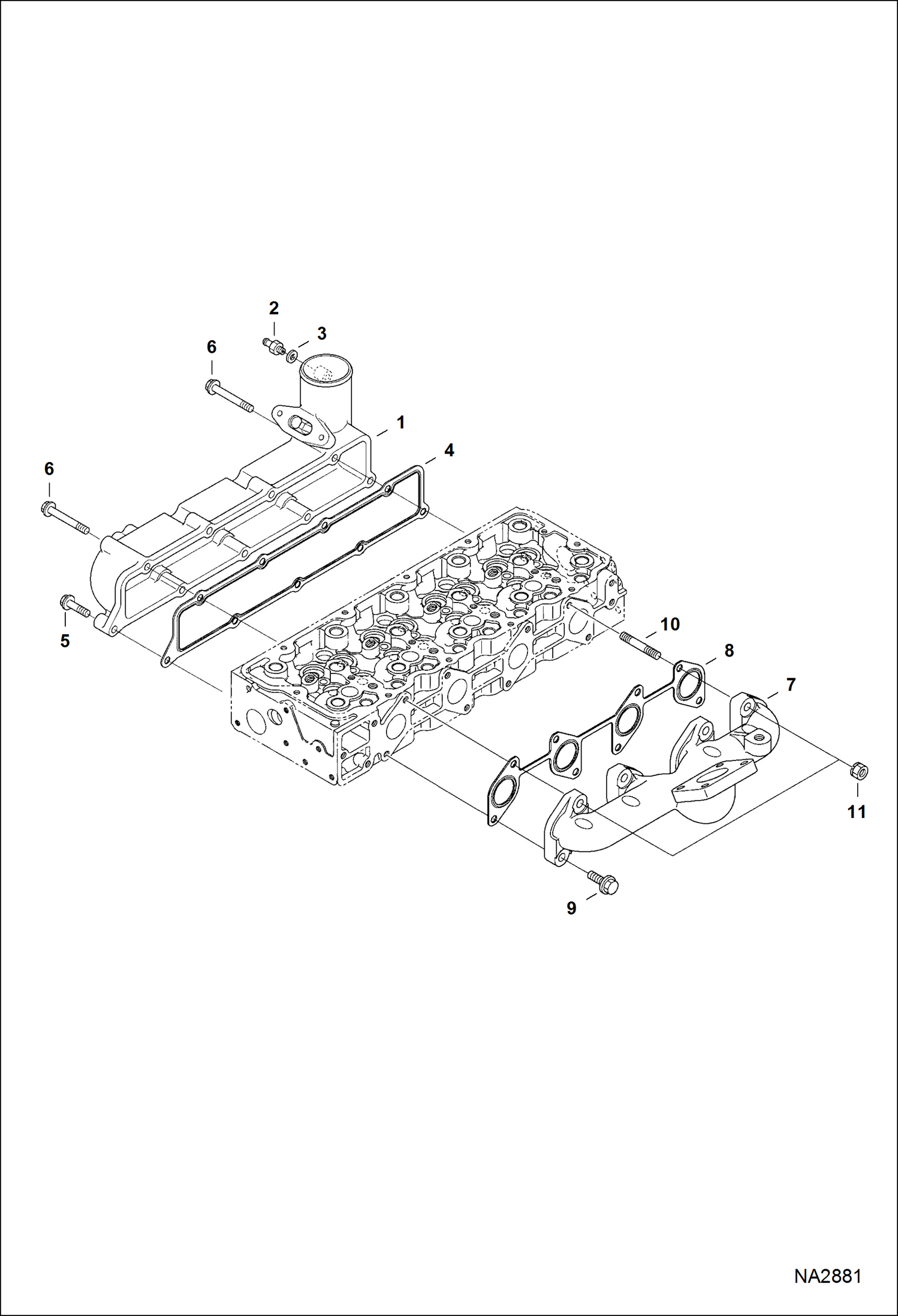 Схема запчастей Bobcat 5600 - MANIFOLDS POWER UNIT