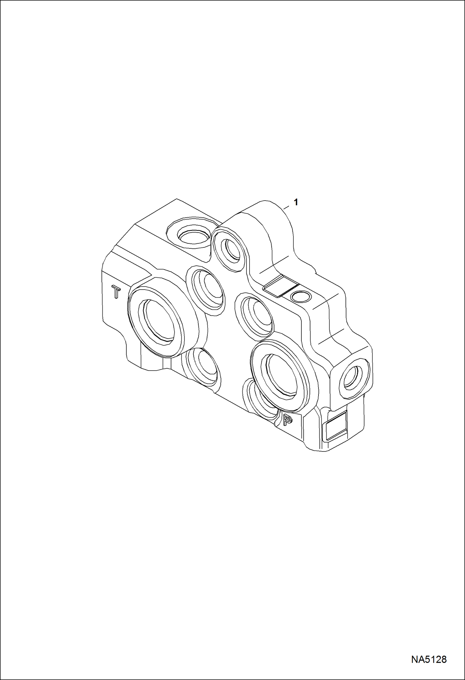 Схема запчастей Bobcat E42 - HYDRAULIC CONTROL VALVE (Outlet Section) HYDRAULIC SYSTEM