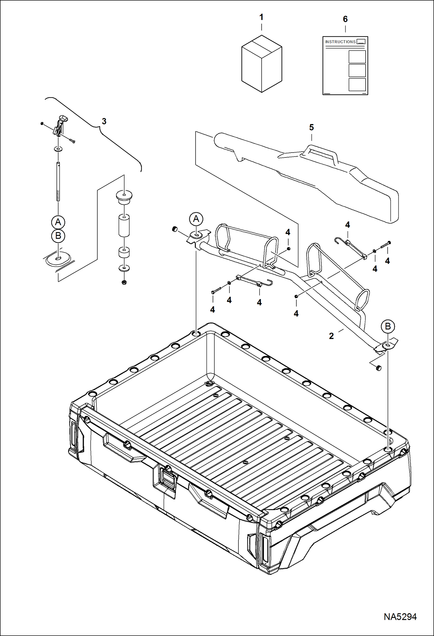 Схема запчастей Bobcat 3200 - GUN MOUNT KIT ACCESSORIES & OPTIONS