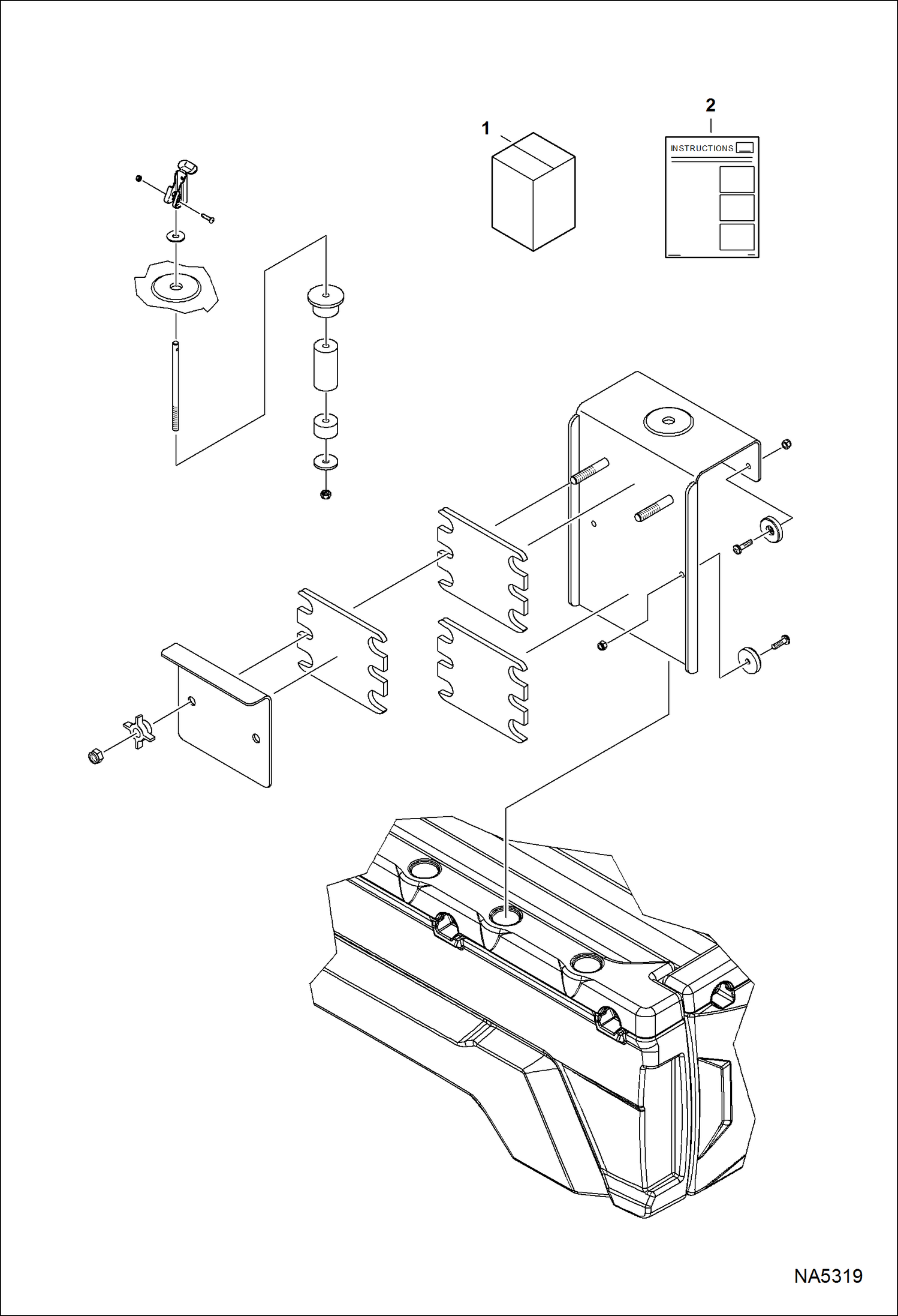 Схема запчастей Bobcat 3200 - CHAINSAW HOLDER ACCESSORIES & OPTIONS