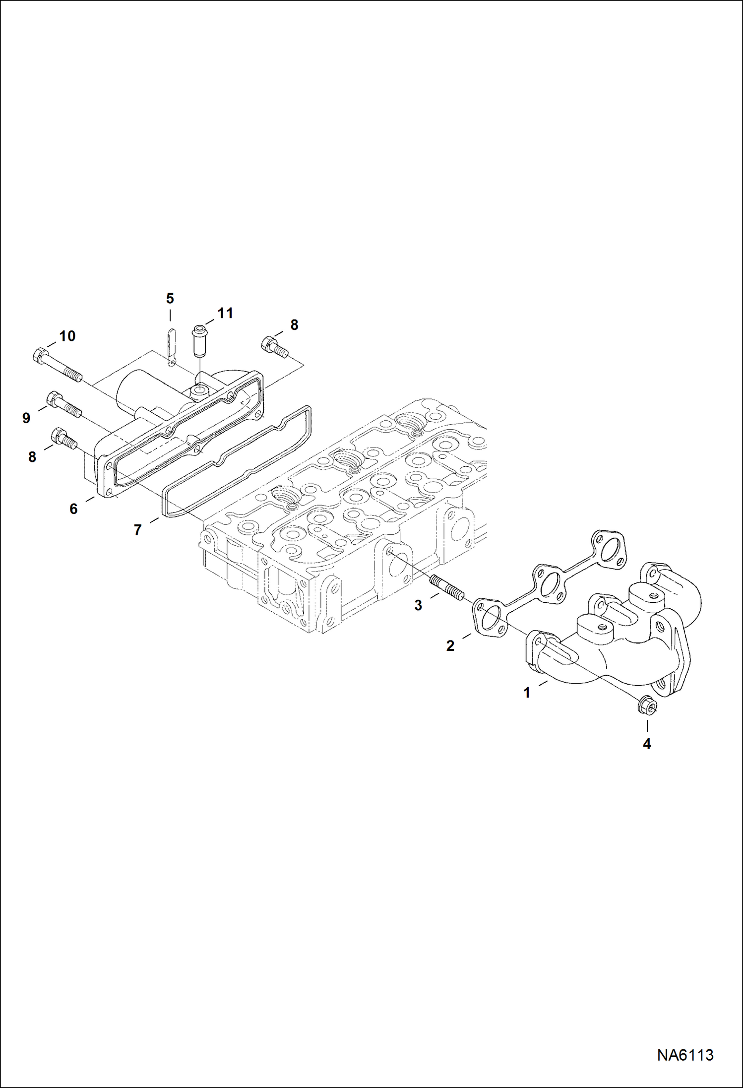 Схема запчастей Bobcat E25 - MANIFOLDS POWER UNIT