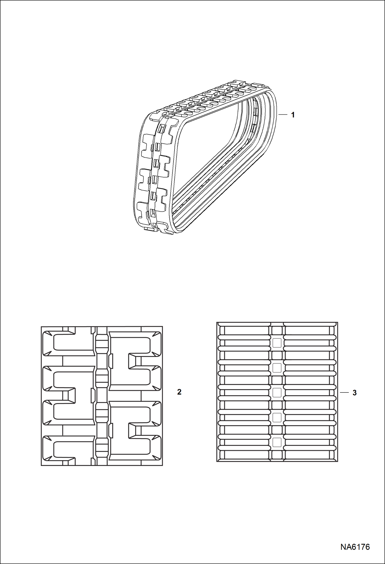 Схема запчастей Bobcat Mini Tracks Loaders - TRACKS (Rubber) ACCESSORIES & OPTIONS