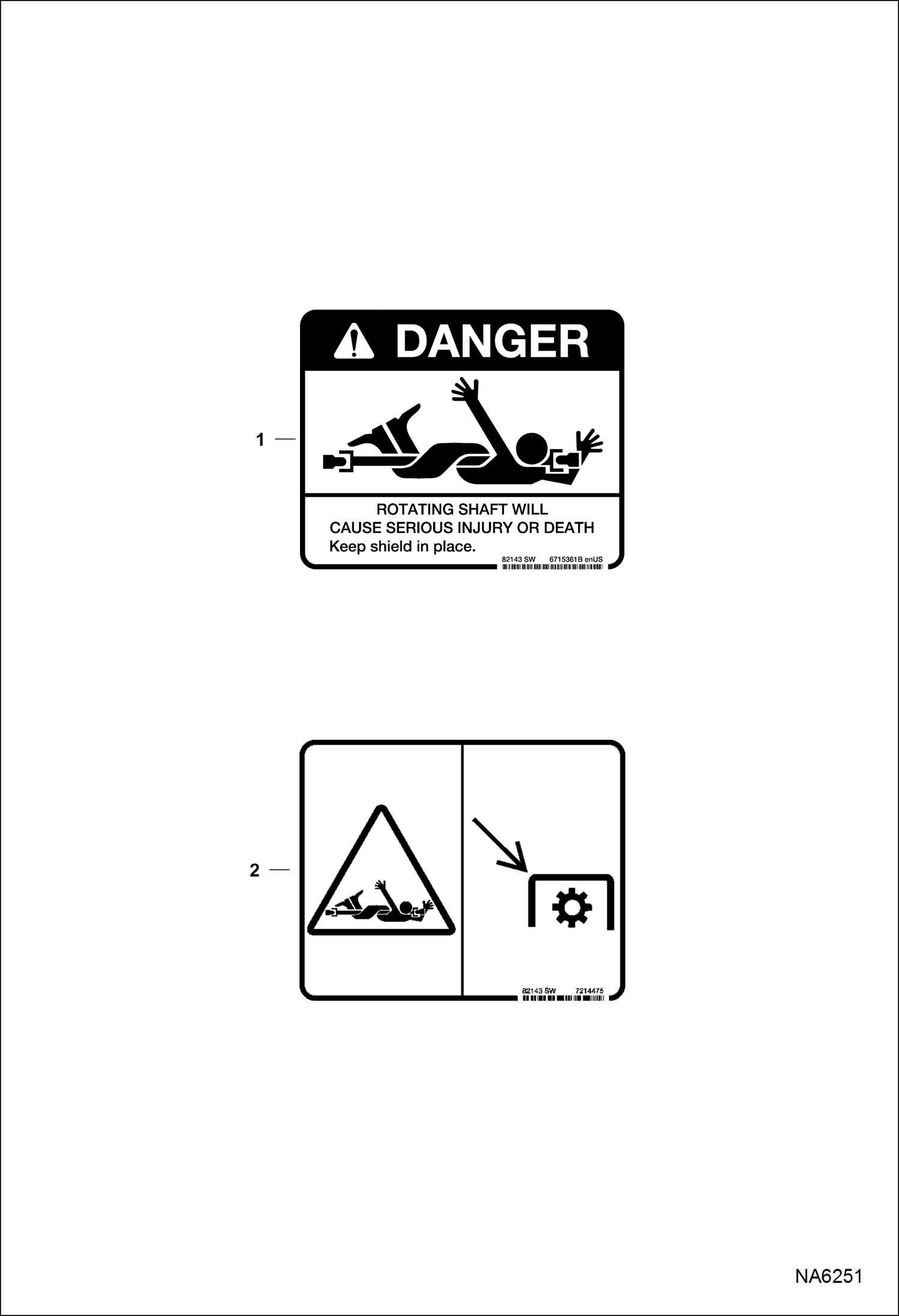 Схема запчастей Bobcat CHIPPER - CHIPPER (Decals) (No-Text) Loader