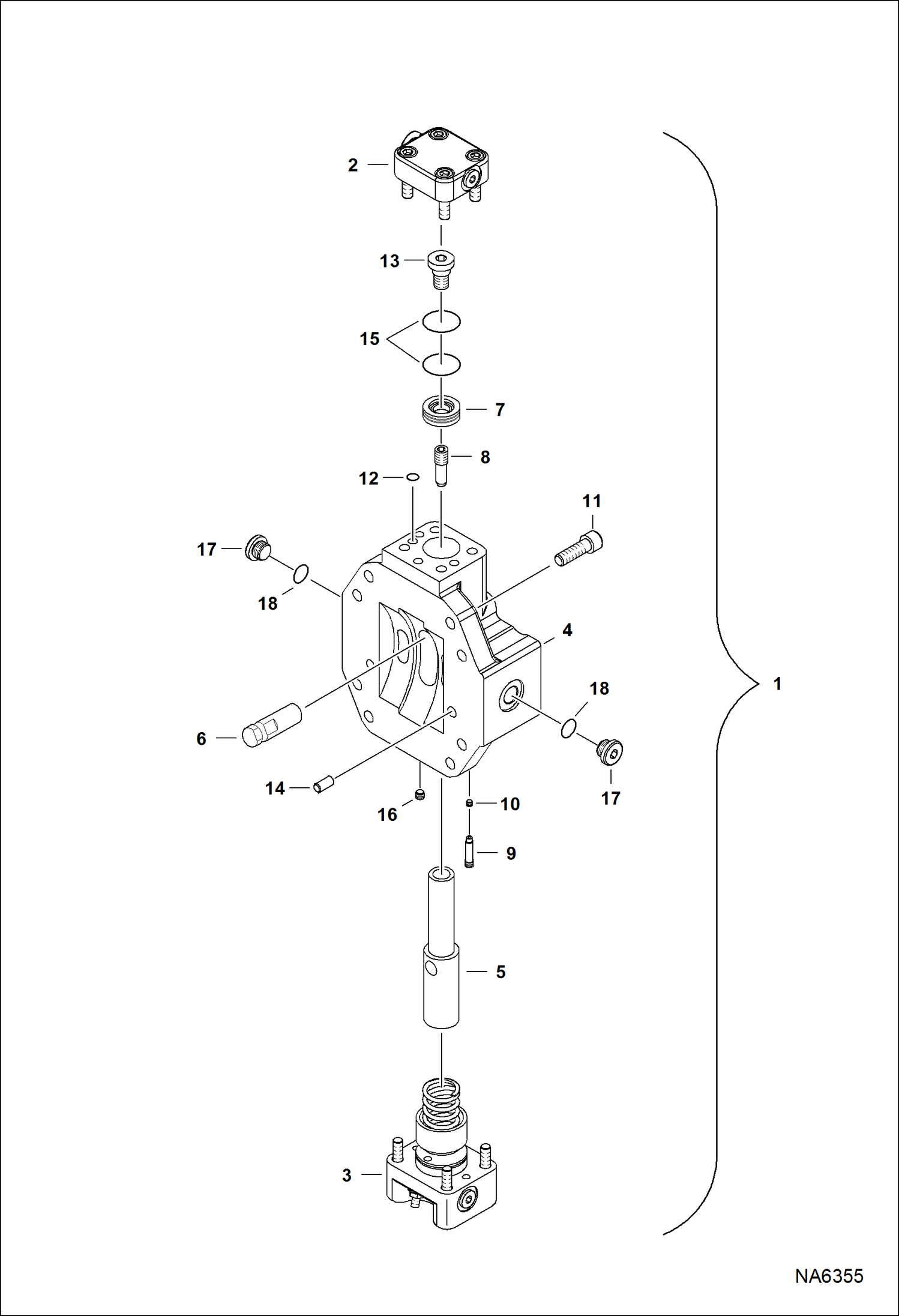 Схема запчастей Bobcat FORESTRY CUTTER - FORESTRY CUTTER (Motor Control) (FRC50 ATSY) (FRC60 ATV1) Loader