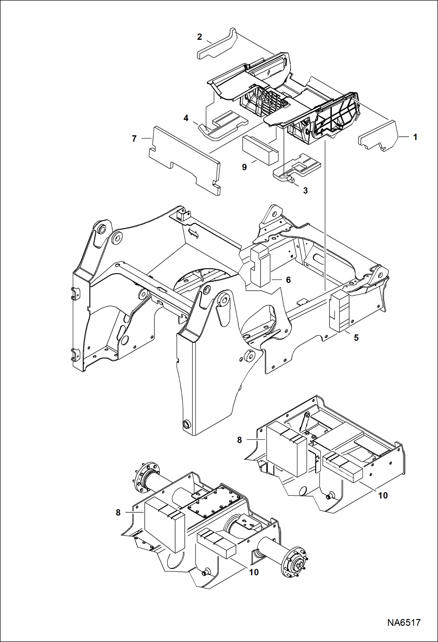 Схема запчастей Bobcat S-Series - SOUND/NOISE REDUCTION OPTION (Operator Ear) ACCESSORIES & OPTIONS