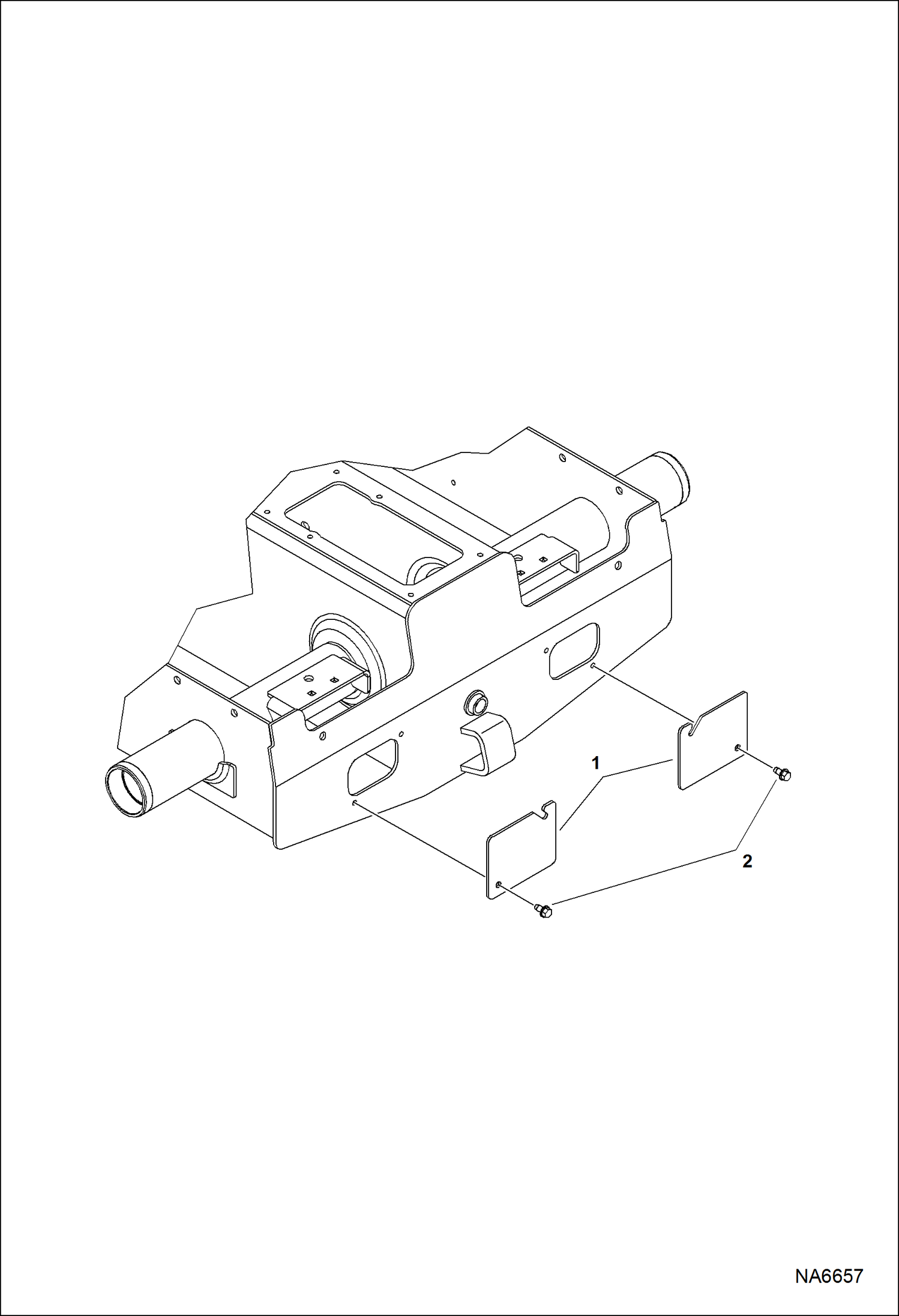 Схема запчастей Bobcat A-Series - ACCESS COVER ACCESSORIES & OPTIONS