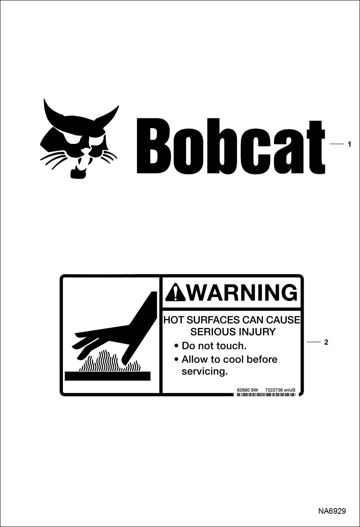 Схема запчастей Bobcat ASPHALT HEATER & GENERATOR - ASPHALT HEATER & GENERATOR (Heater) (Decals) (AYYR) Loader