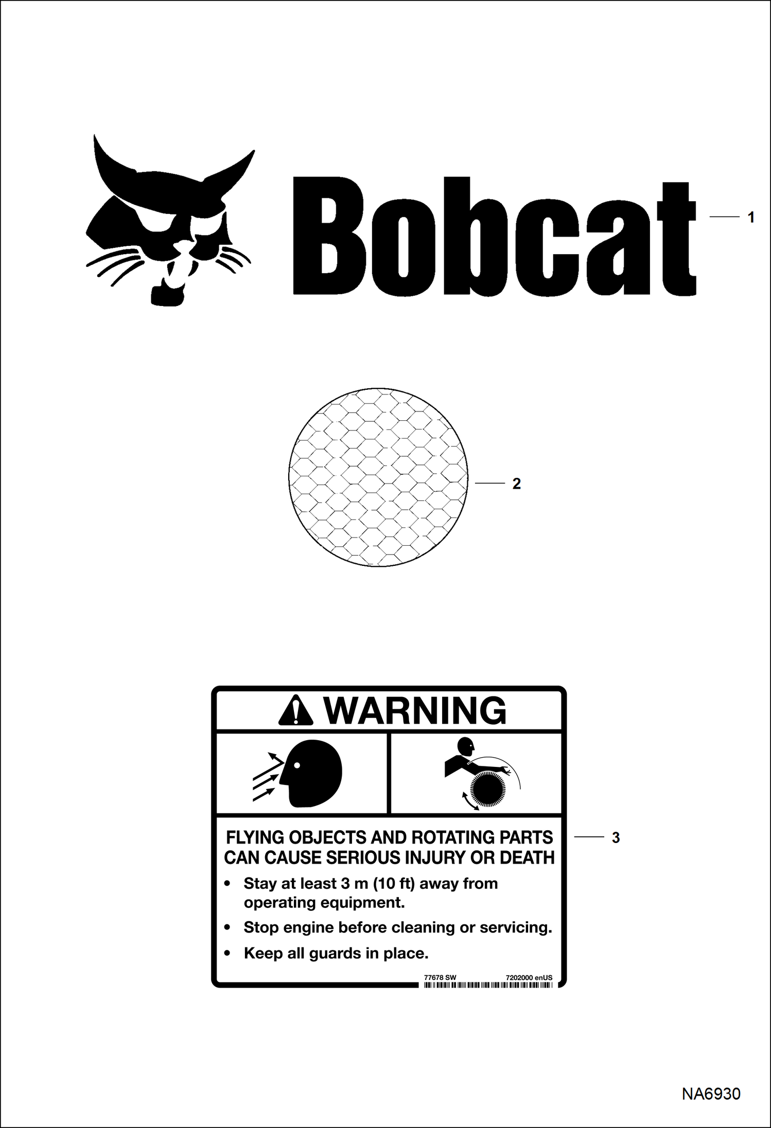 Схема запчастей Bobcat ASPHALT PROCESSOR - ASPHALT PROCESSOR (Decals) (AYYS) Loader