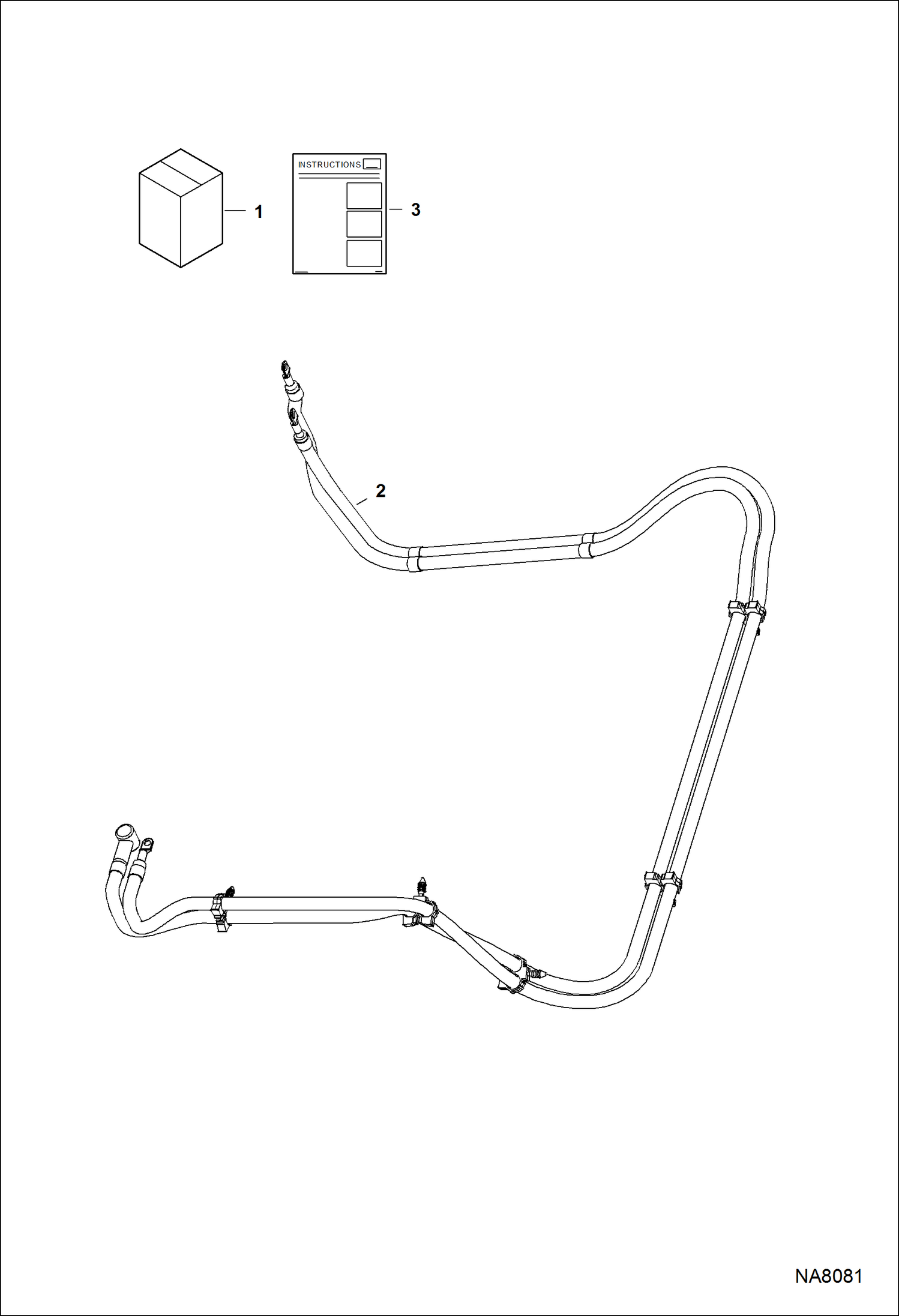 Схема запчастей Bobcat 3600 - TERMINAL HARNESS KIT ACCESSORIES & OPTIONS