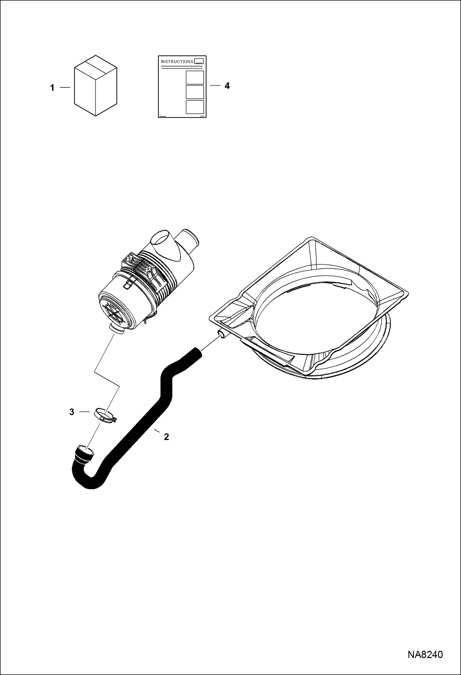 Схема запчастей Bobcat S-Series - ASPIRATION KIT ACCESSORIES & OPTIONS