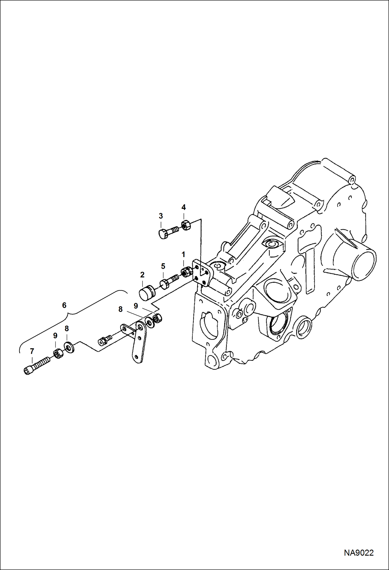 Схема запчастей Bobcat DOUBLE DRUM ROLLER - ENGINE (Throttle) POWER UNIT