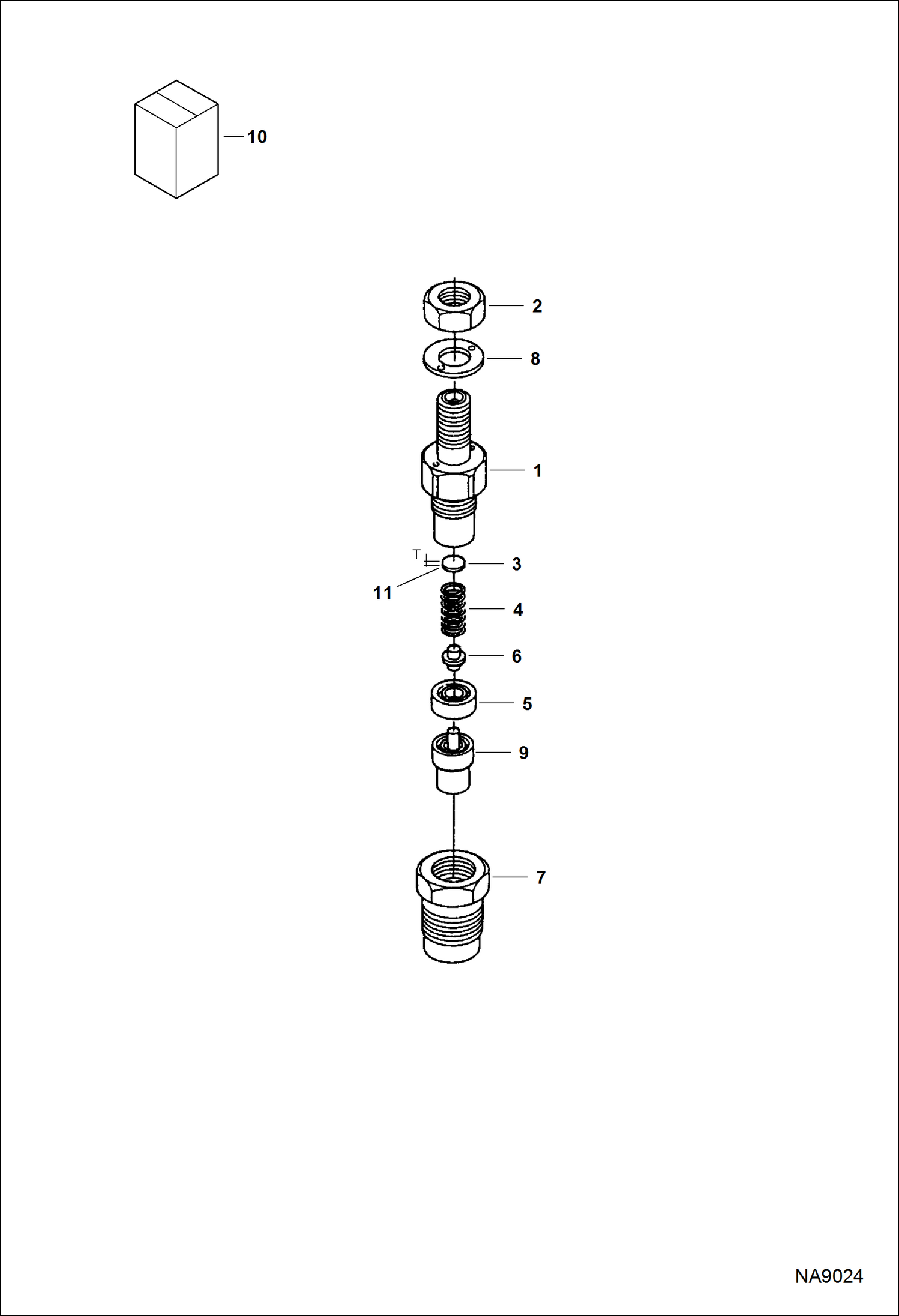 Схема запчастей Bobcat DOUBLE DRUM ROLLER - ENGINE (Nozzle) POWER UNIT