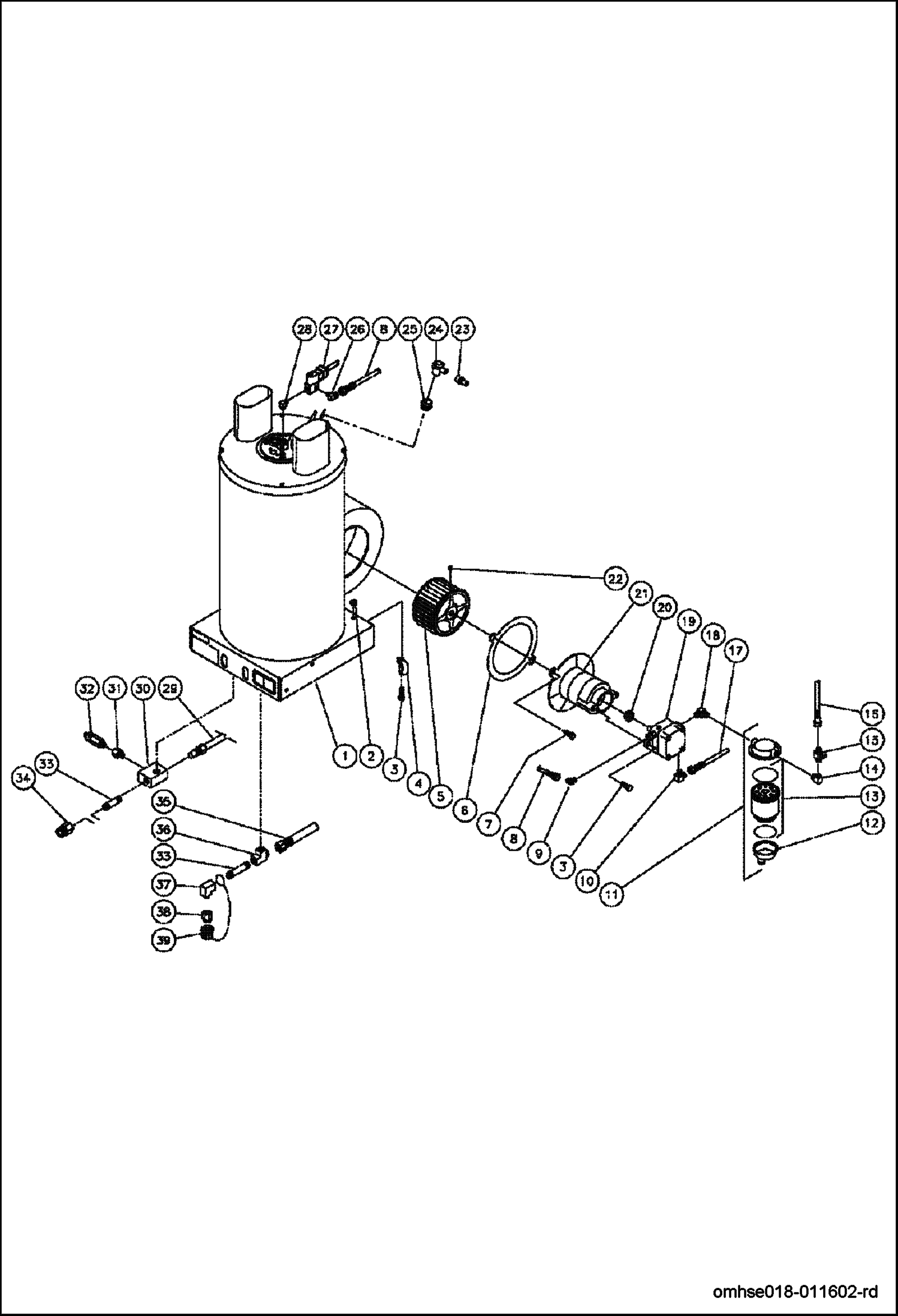 Схема запчастей Bobcat PRESSURE WASHER - HEAT EXCHANGER/BLOWER MOTOR EQUIPMENT