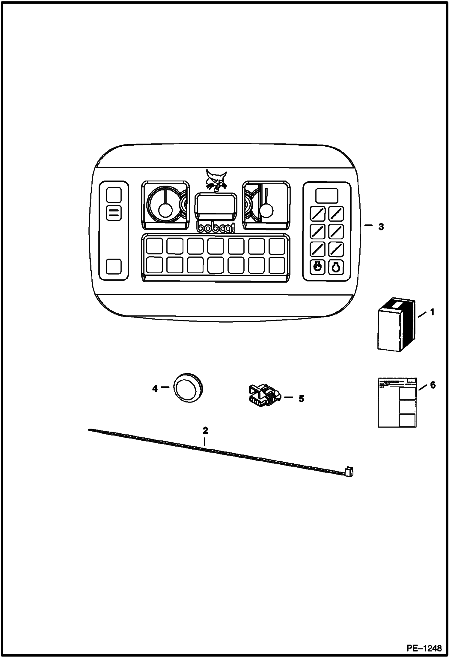 Схема запчастей Bobcat 430 - KEYLESS IGNITION KIT ACCESSORIES & OPTIONS