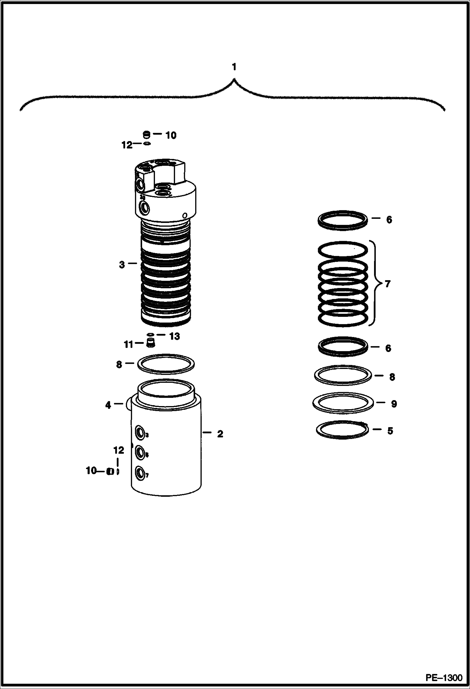 Схема запчастей Bobcat 320 - SWIVEL JOINT (320 Only) (S/N 223812346 & Below) HYDRAULIC SYSTEM