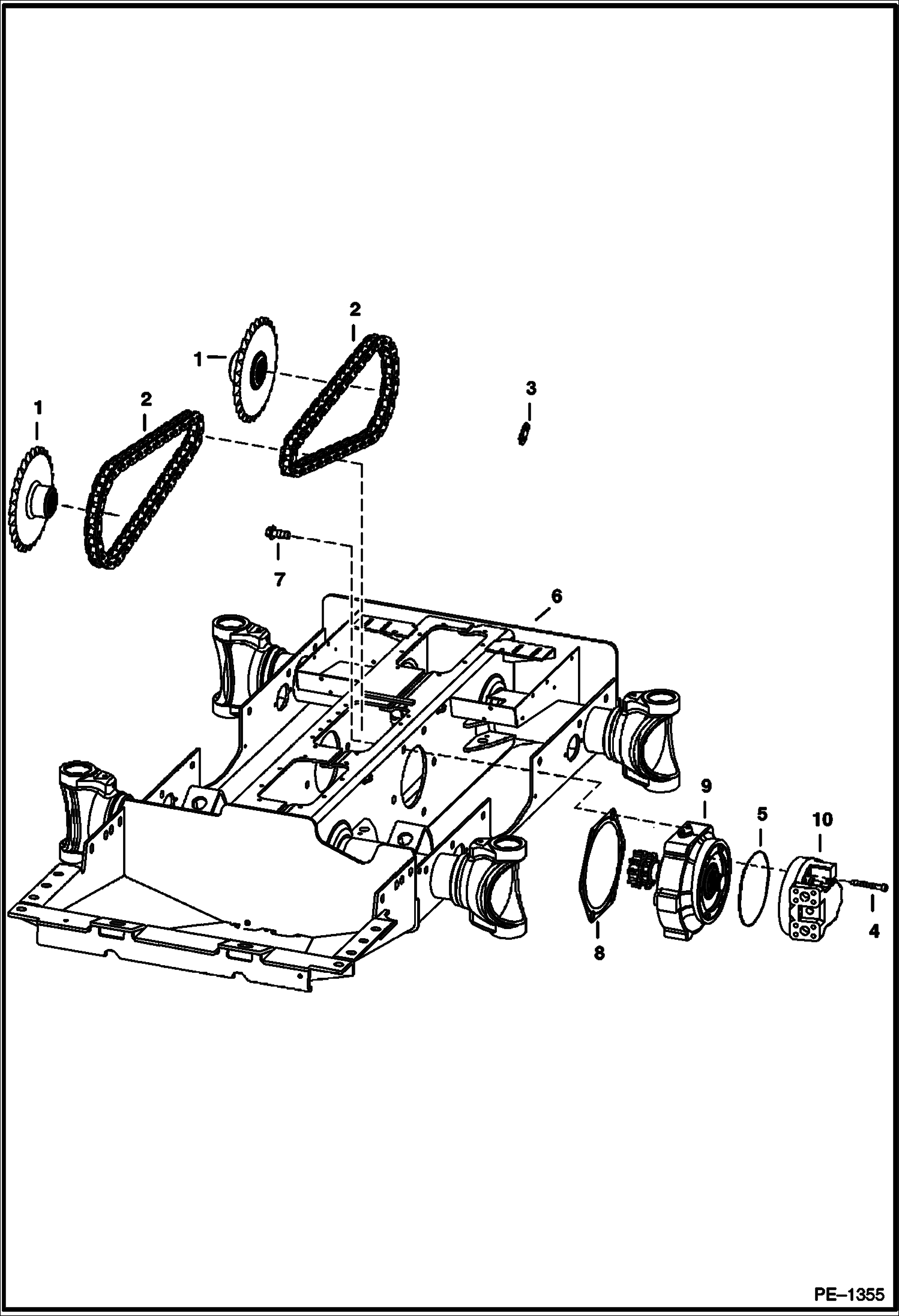 Схема запчастей Bobcat A-Series - DRIVE TRAIN DRIVE TRAIN