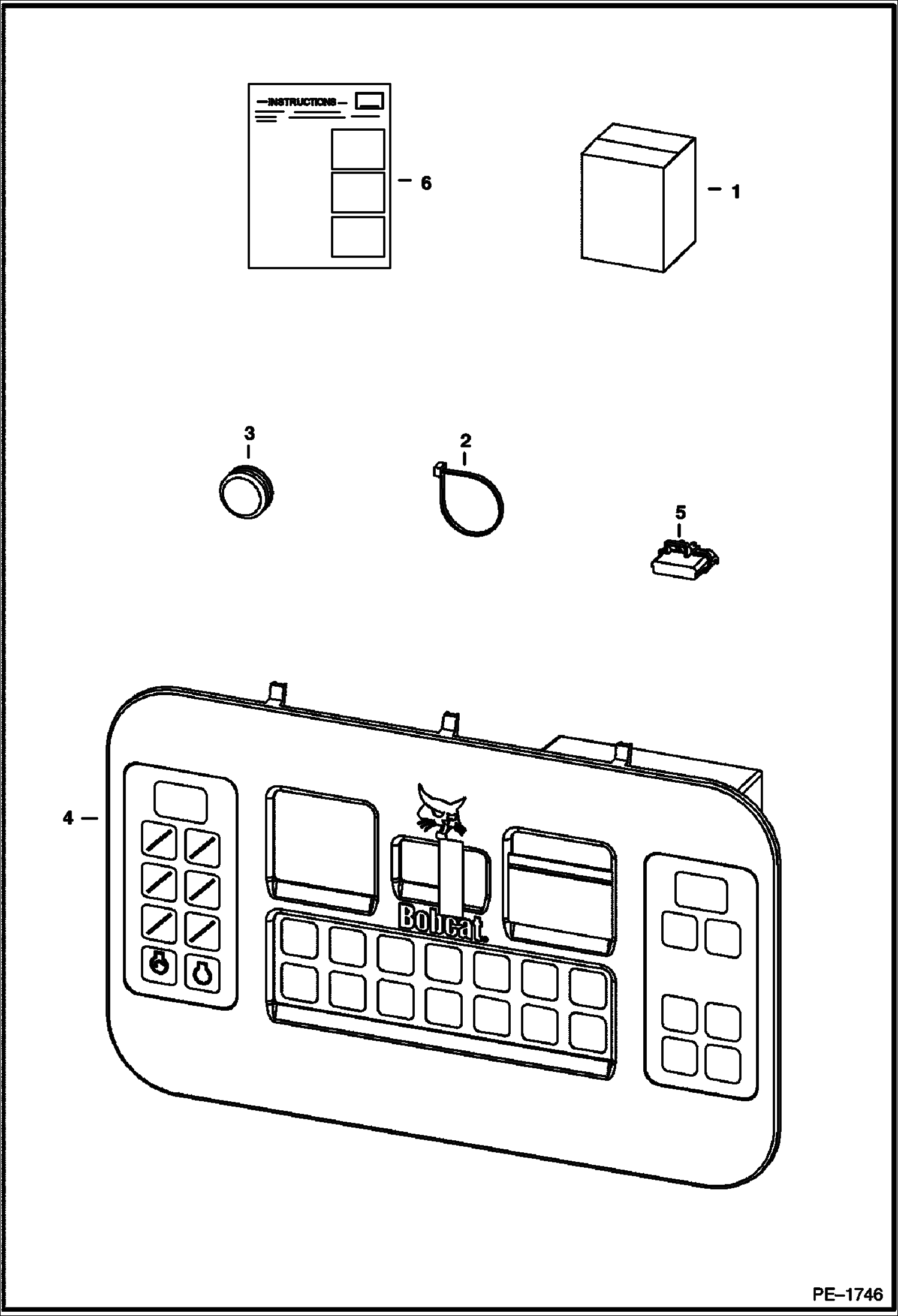 Схема запчастей Bobcat 5600 - KEYLESS IGNITION KIT ACCESSORIES & OPTIONS