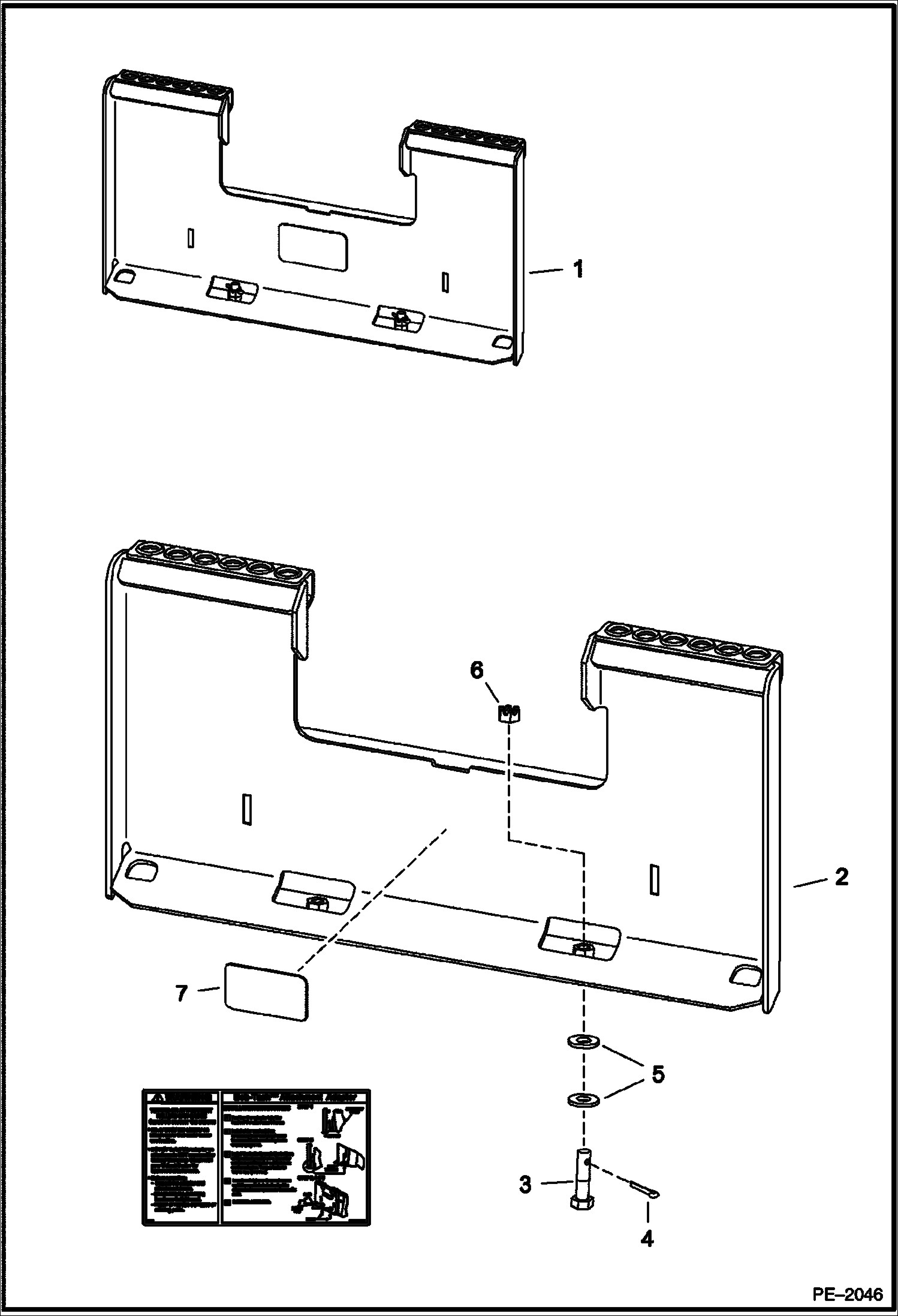 Схема запчастей Bobcat Mini Tracks Loaders - ATTACHMENT ADAPTER ACCESSORIES & OPTIONS