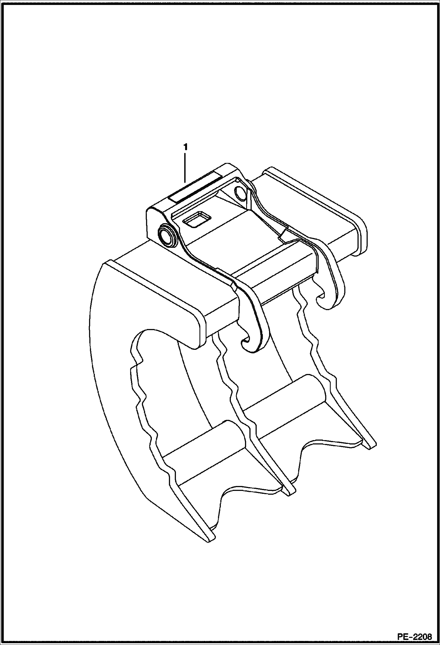 Схема запчастей Bobcat GRAPPLES - GRAPPLE (X-Change Mounted Only) (325, 328, 329 331, 334, 425, 430) Экскаваторы