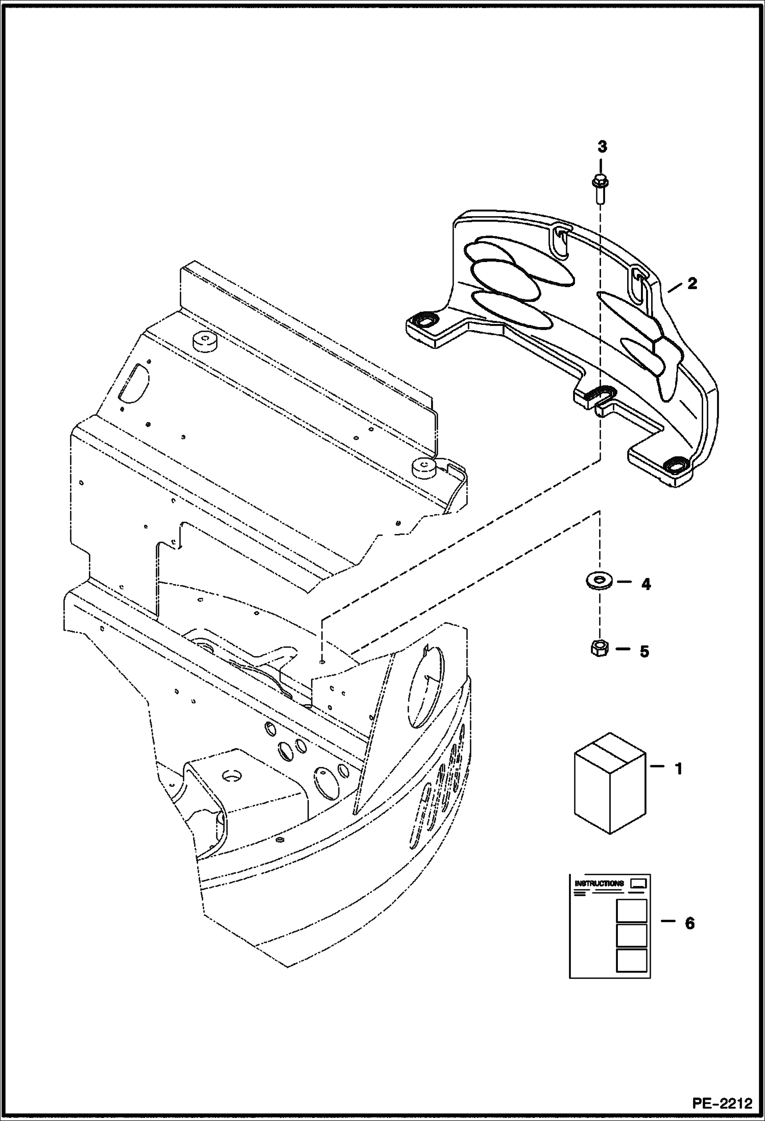 Схема запчастей Bobcat 430 - COUNTERWEIGHT KIT ACCESSORIES & OPTIONS