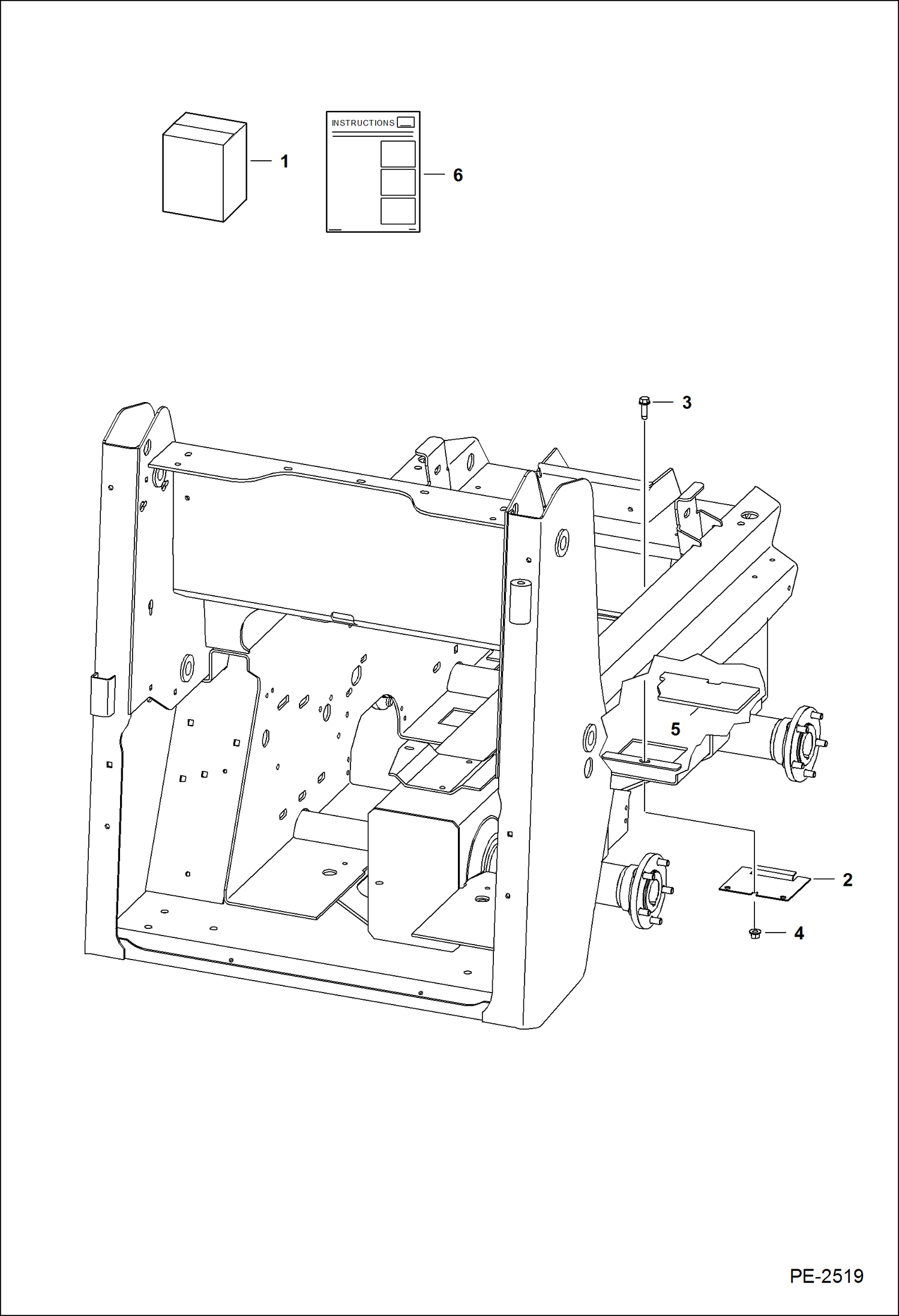 Схема запчастей Bobcat 400s - FLOOR COVER KIT ACCESSORIES & OPTIONS