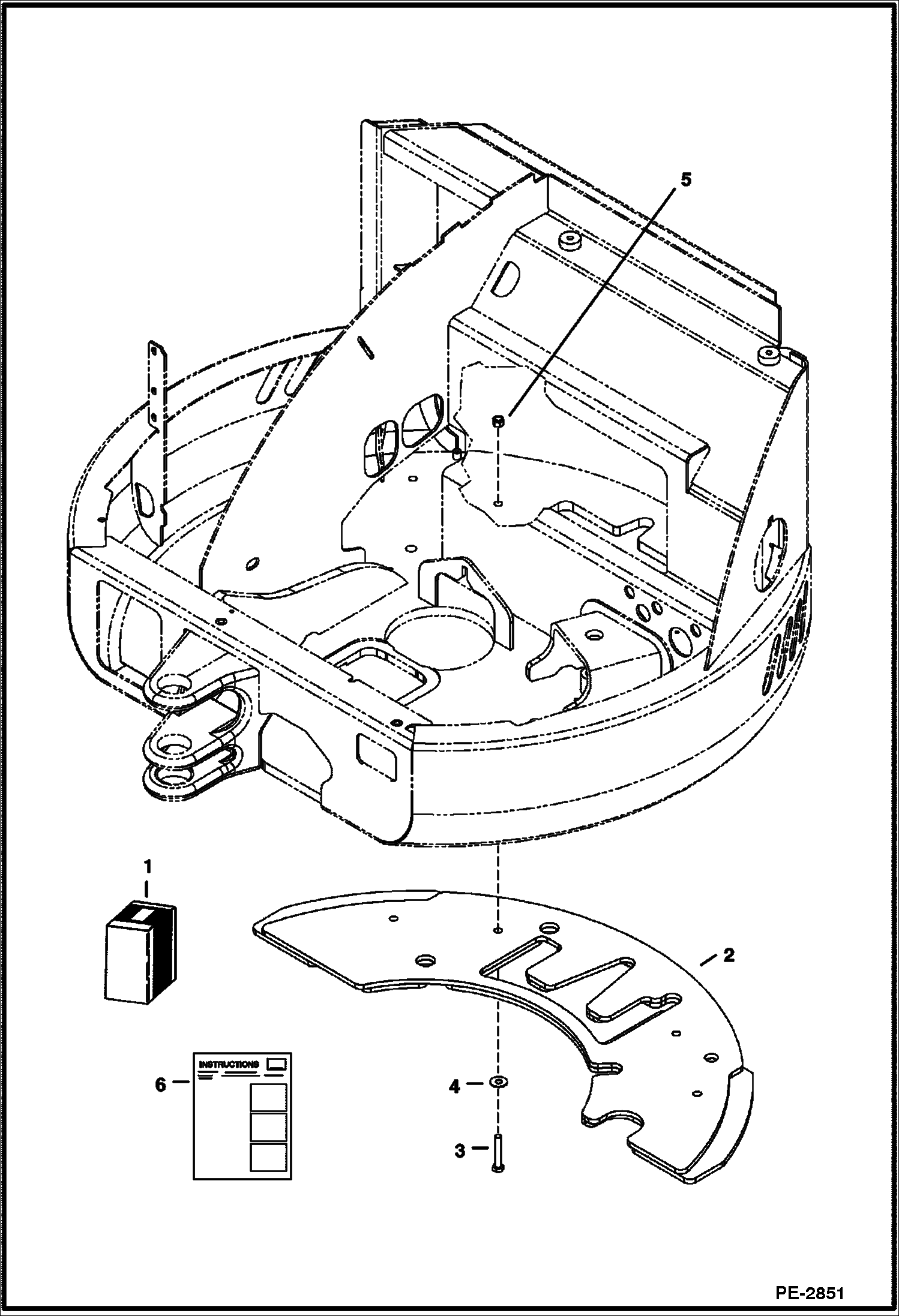 Схема запчастей Bobcat 430 - COUNTERWEIGHT KIT ACCESSORIES & OPTIONS